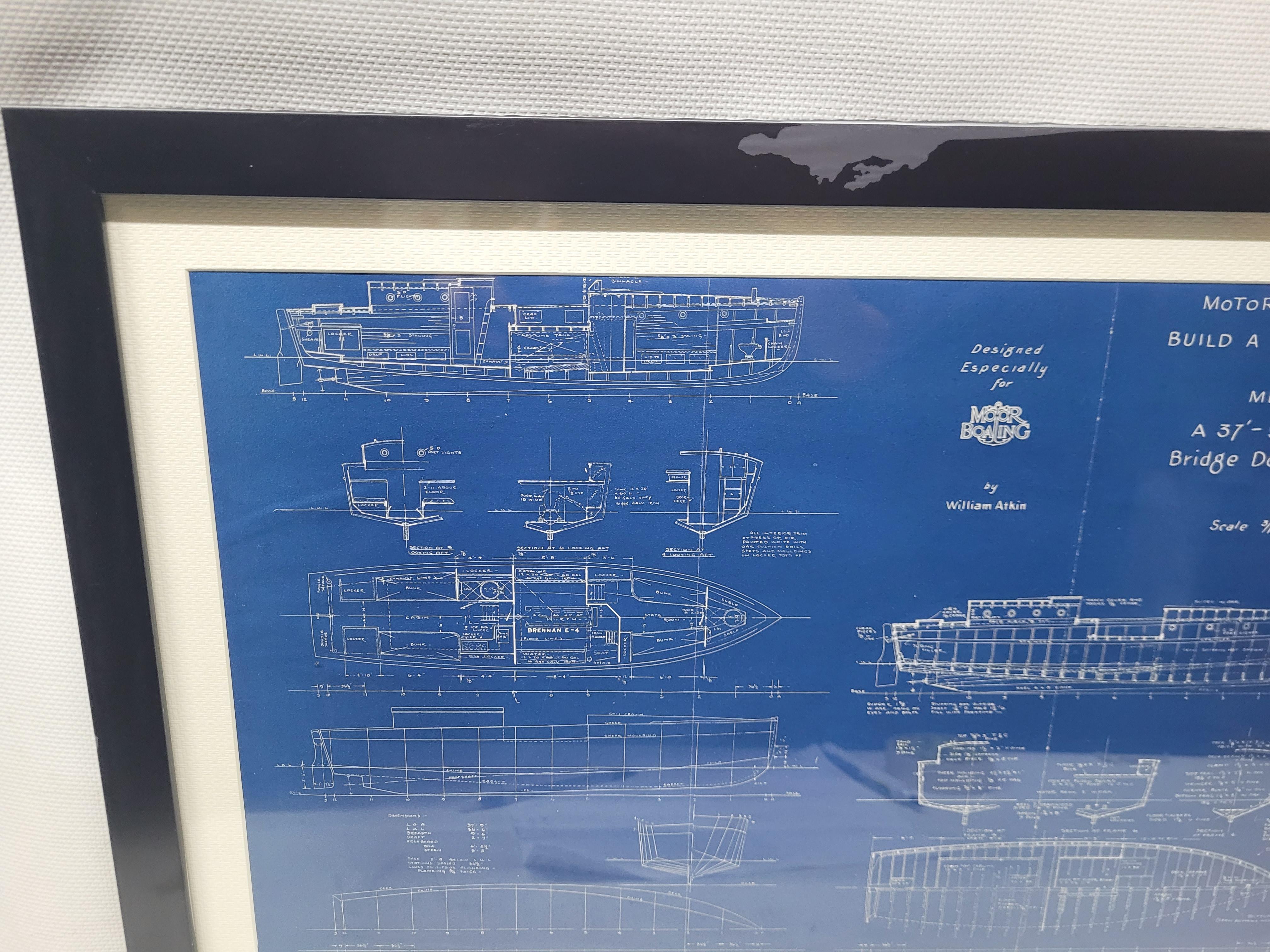 Fine XX secolo Schema della barca 