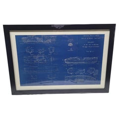 Boat Blueprint of the "Melody" from Motor Boating Publications