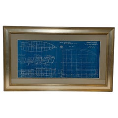 Boat Blueprint des Laufsteg-Blaues „Puffy Doodle“