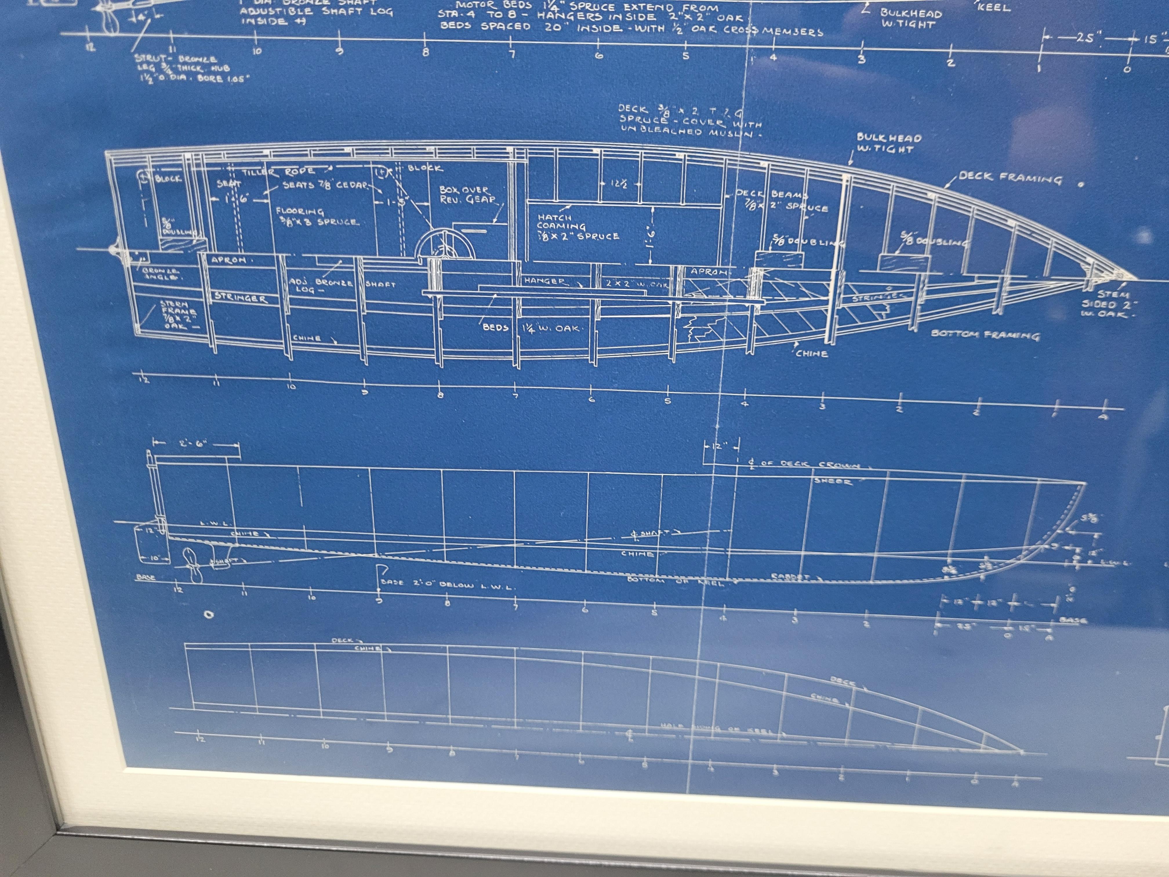 Paper Boat Blueprint of the Runabout 