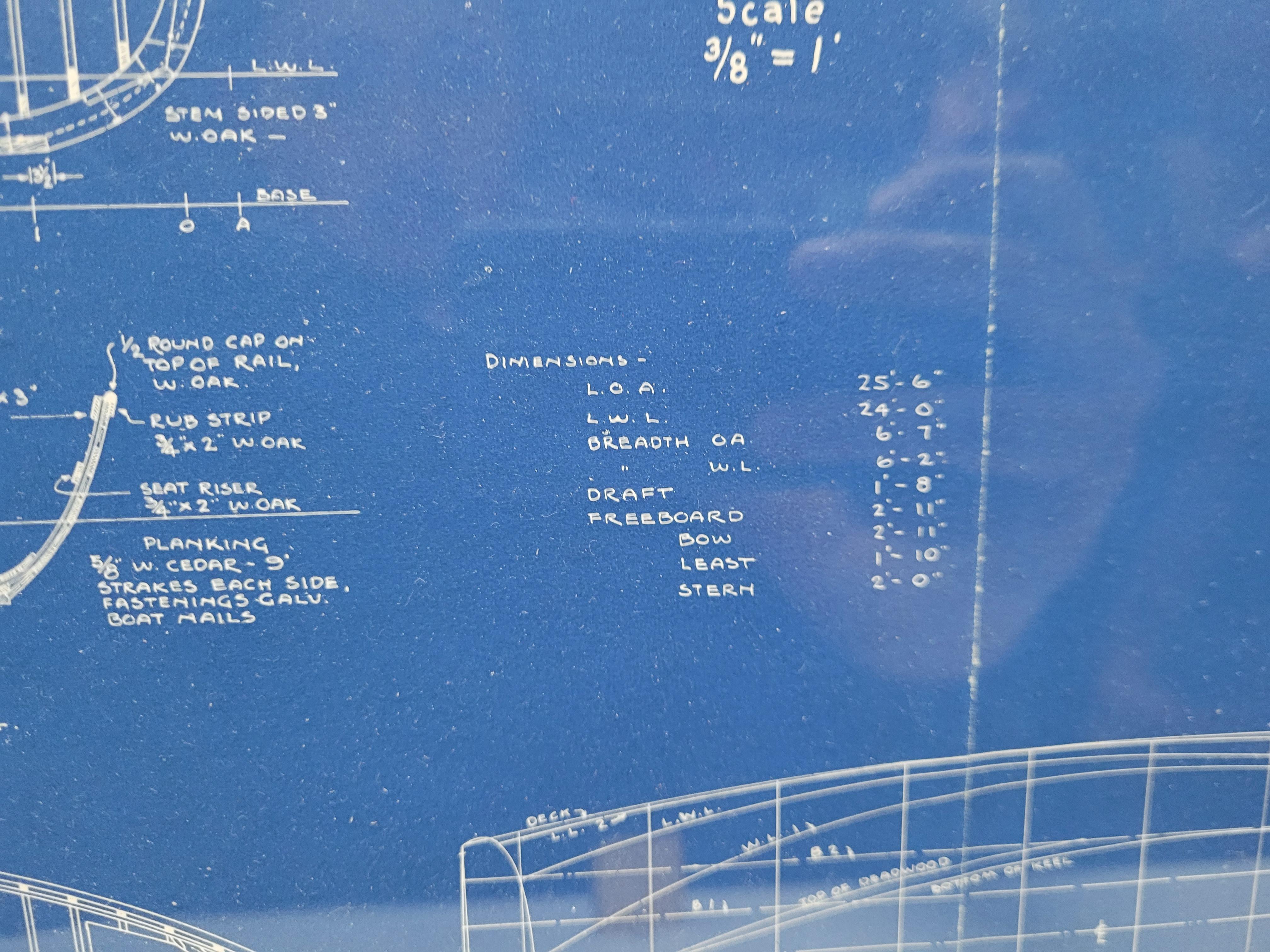 Blueprint of the Sunray de Motor Boating Publications en vente 4