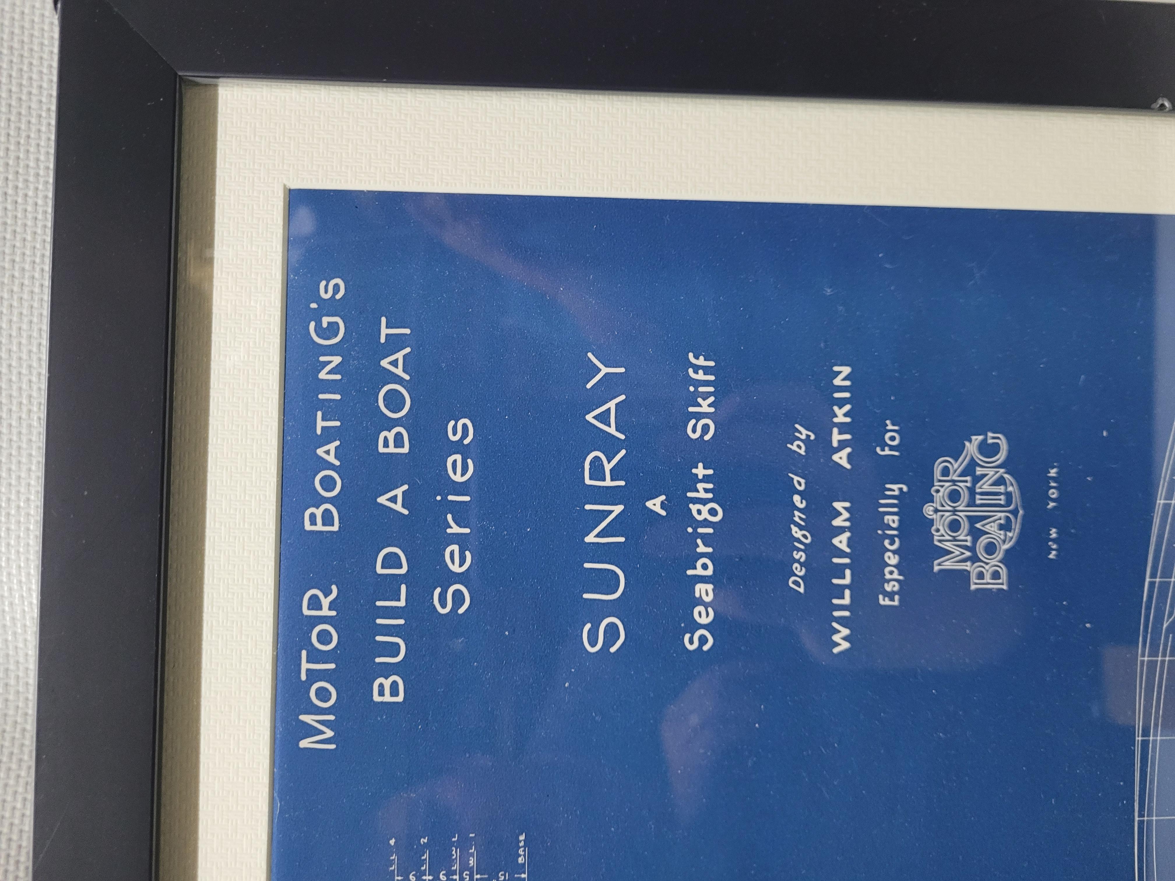 Blueprint of the Sunray de Motor Boating Publications en vente 5