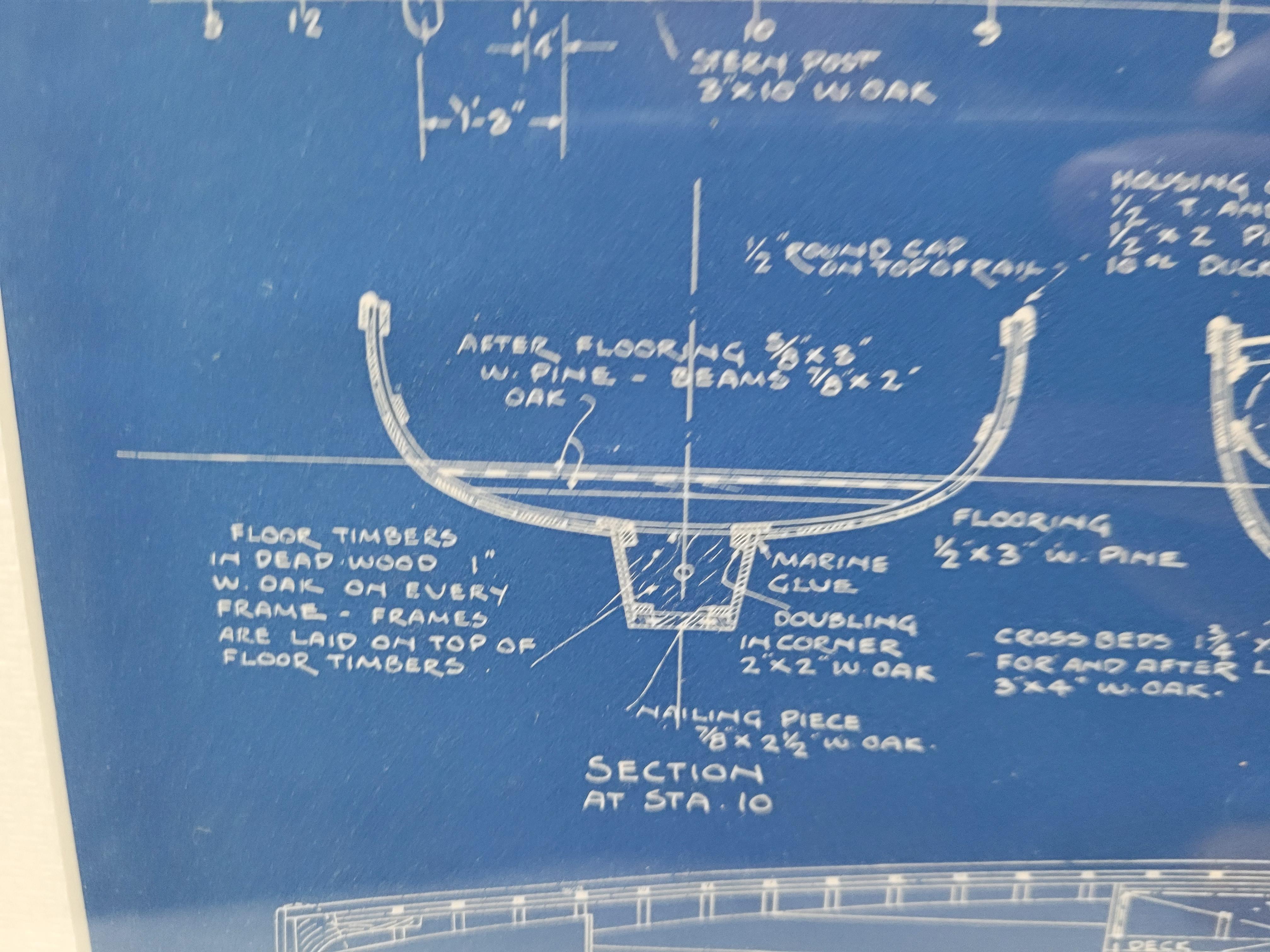 Blueprint of the Sunray de Motor Boating Publications en vente 2