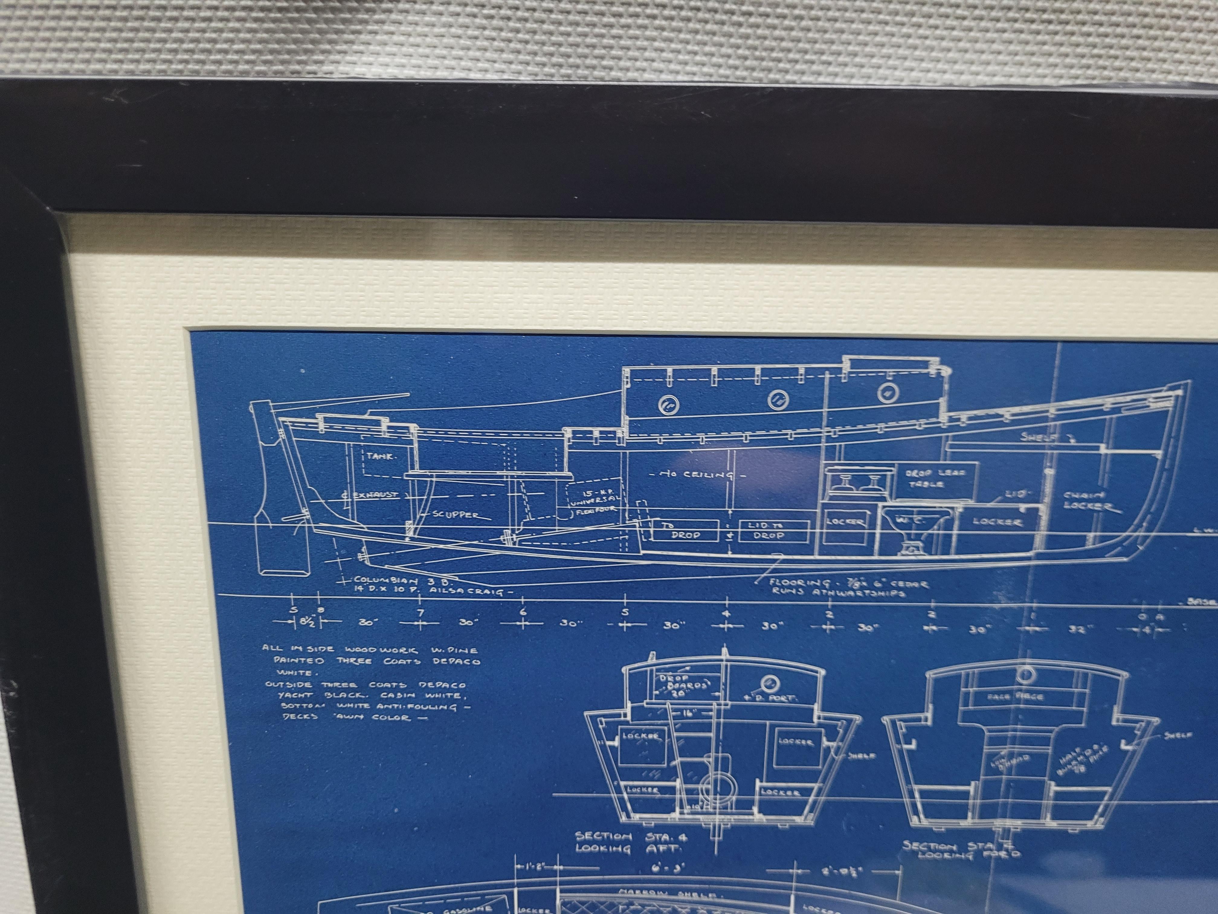 Nord-américain Blueprint of the Sunrise de Motor Boating Publications en vente