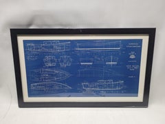 Boat Blueprint of the "Sunrise" from Motor Boating Publications