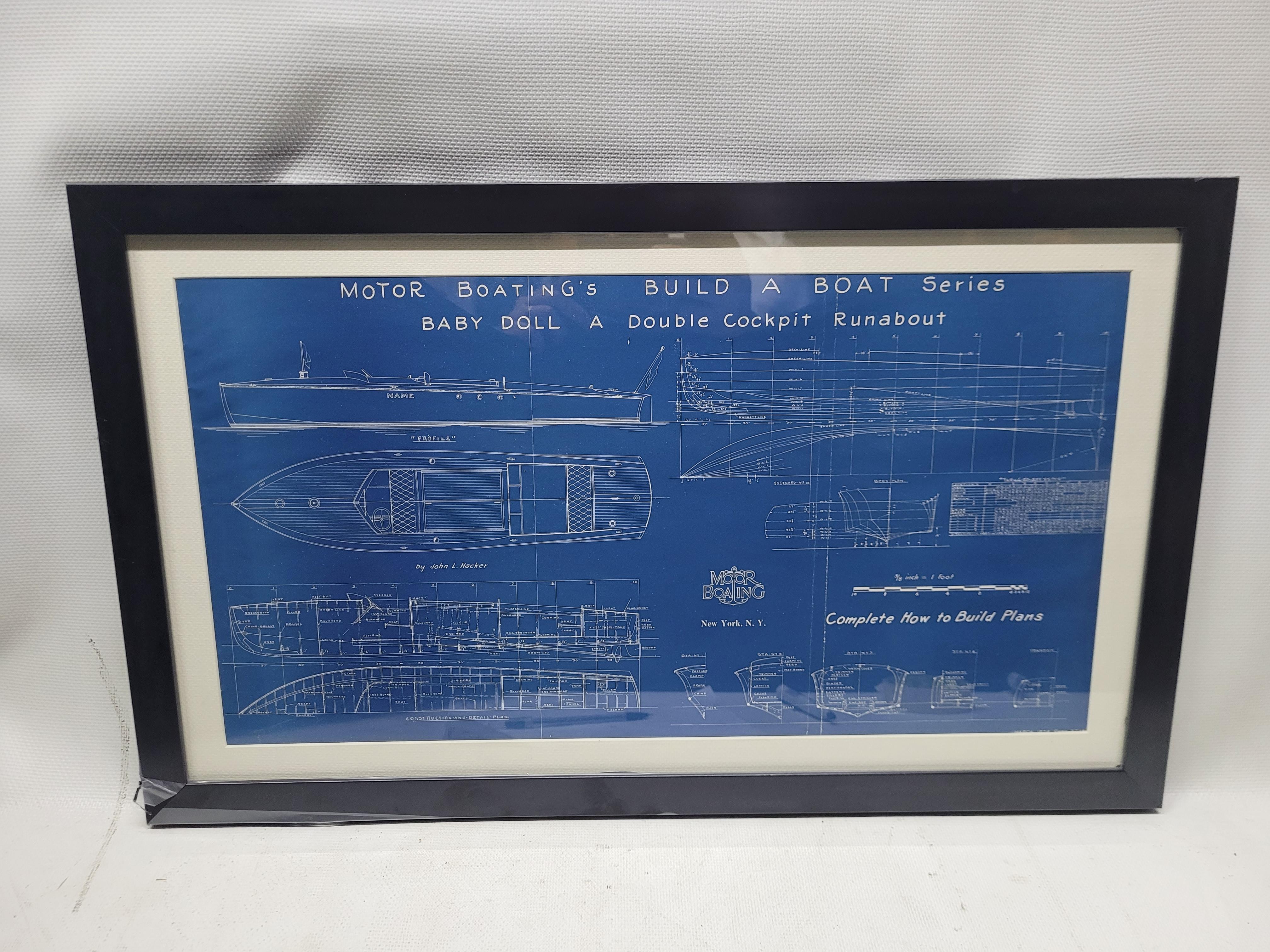 Plan Blueprint du bateau 