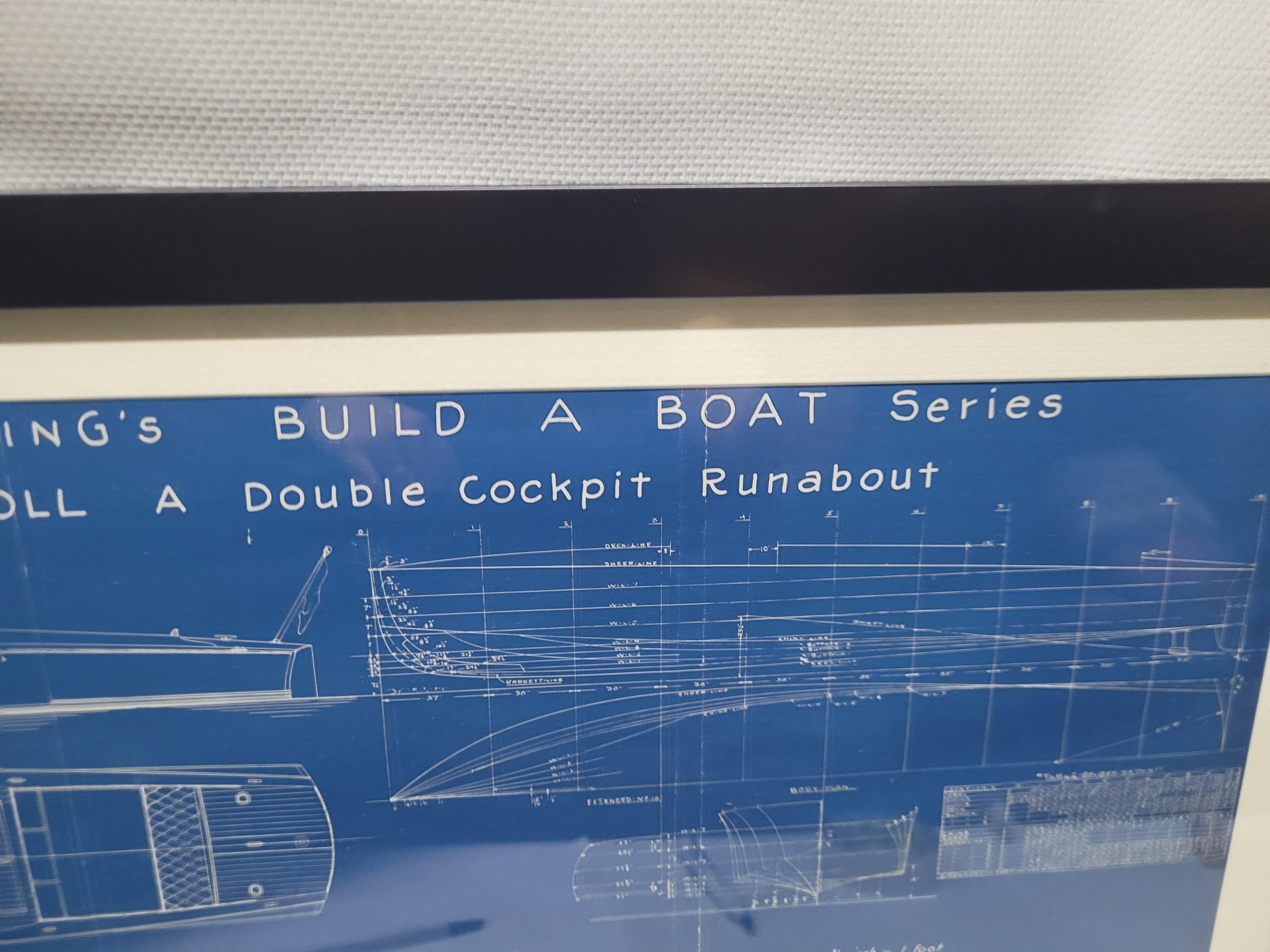 Plan Blueprint du bateau 
