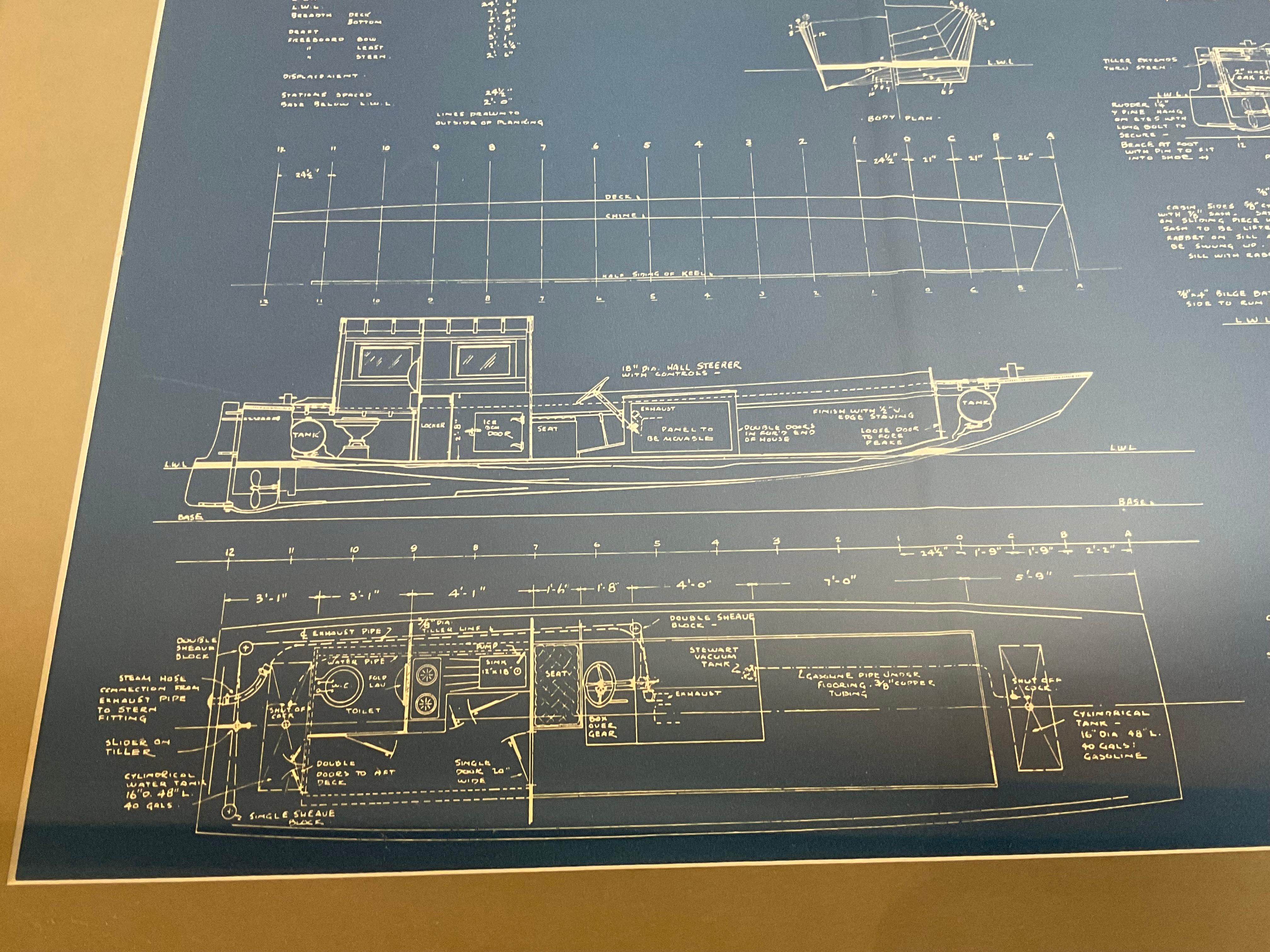 Boat Blueprint Showing the Sand Piper For Sale 5