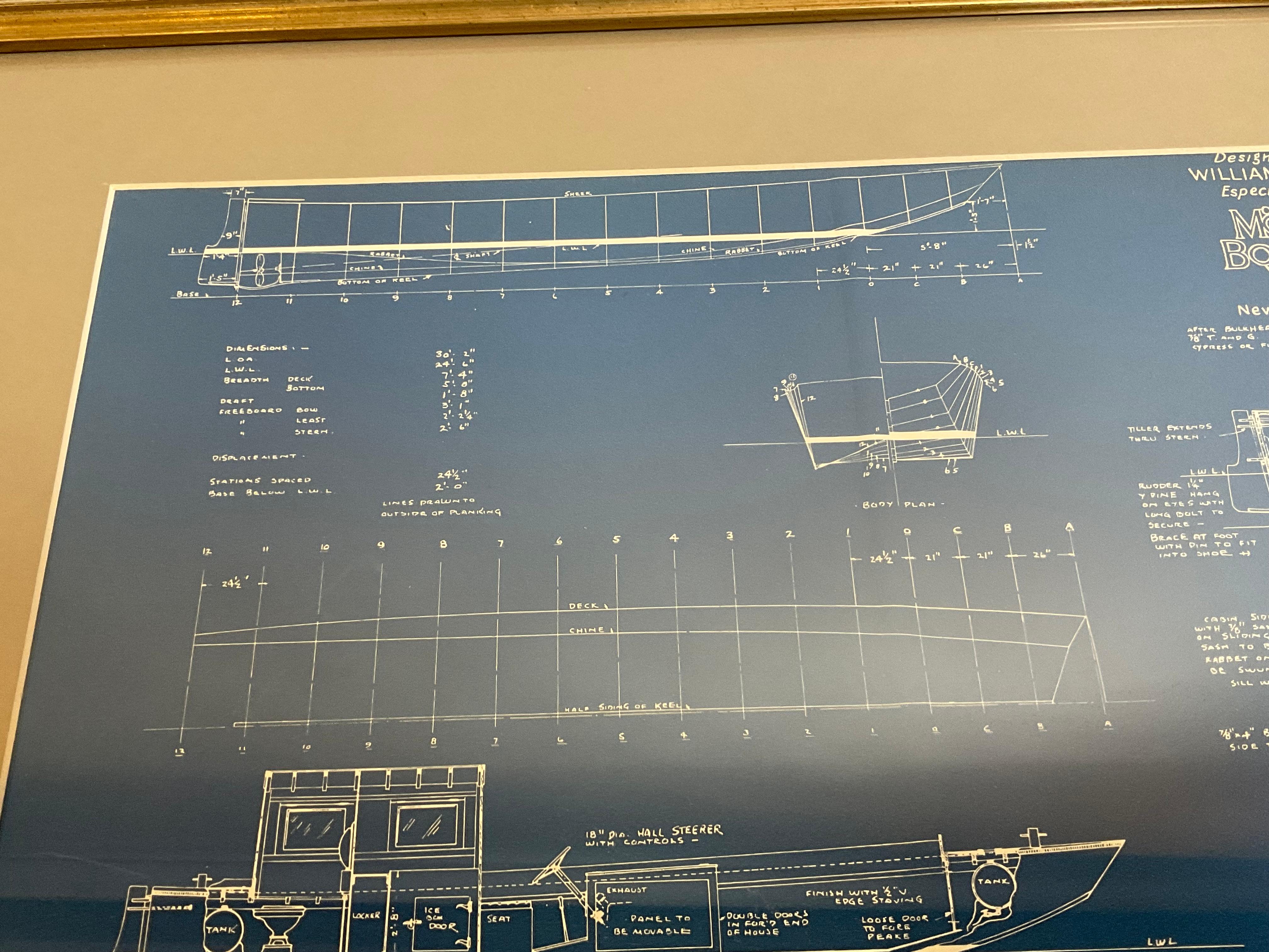 Boat Blueprint Showing the Sand Piper For Sale 6