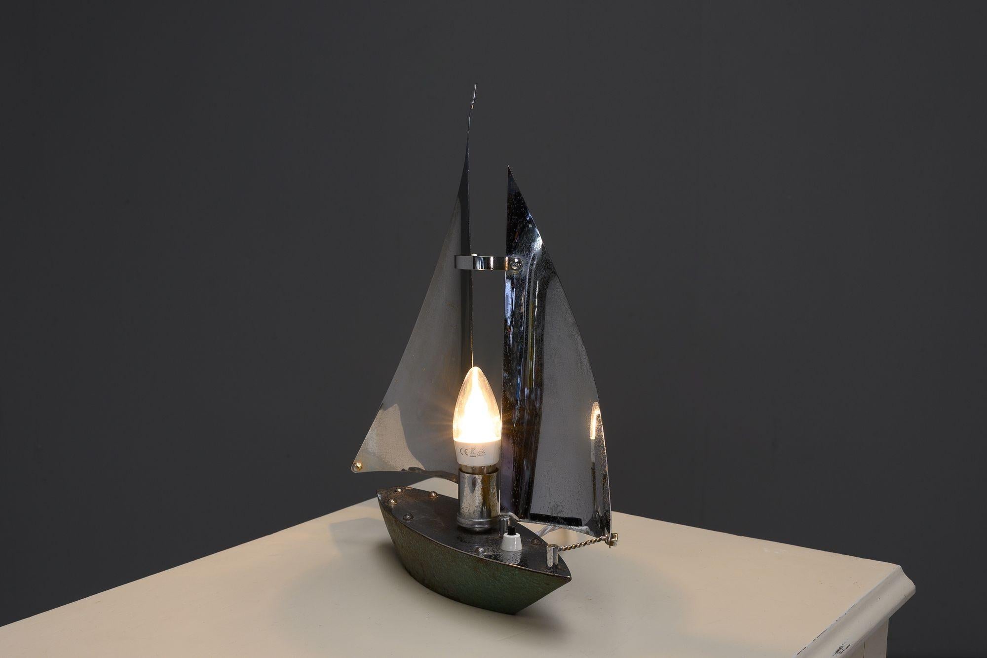 Steel Boat Lamp For Sale
