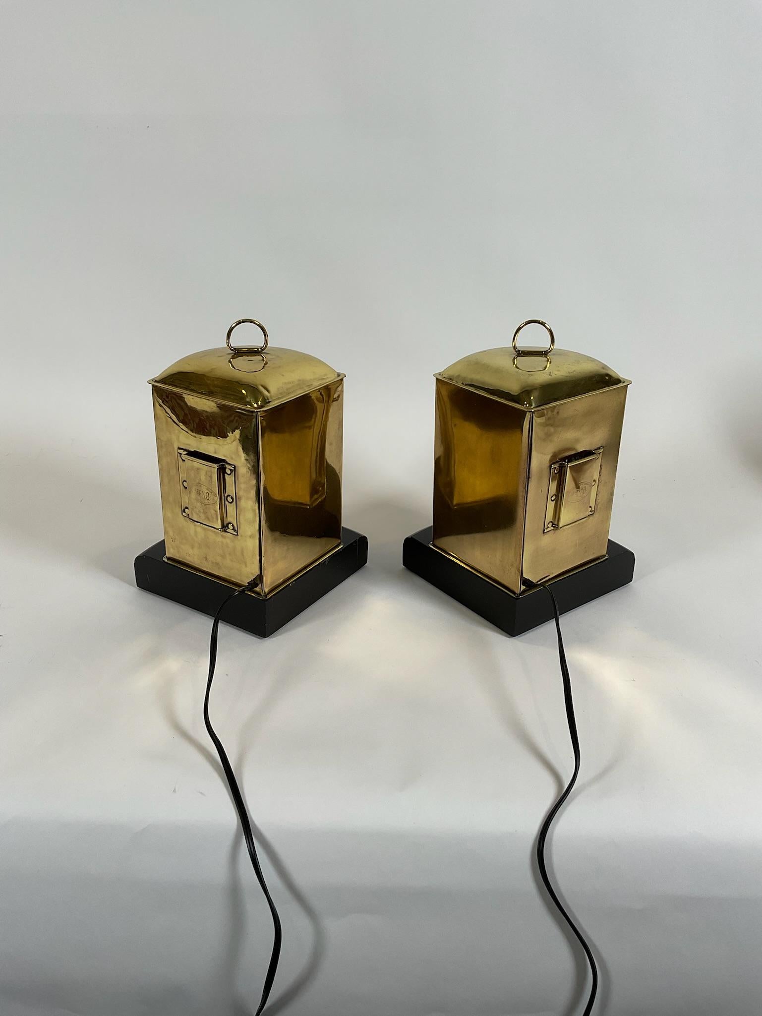 Boat Lanterns by Perko of New York For Sale 2