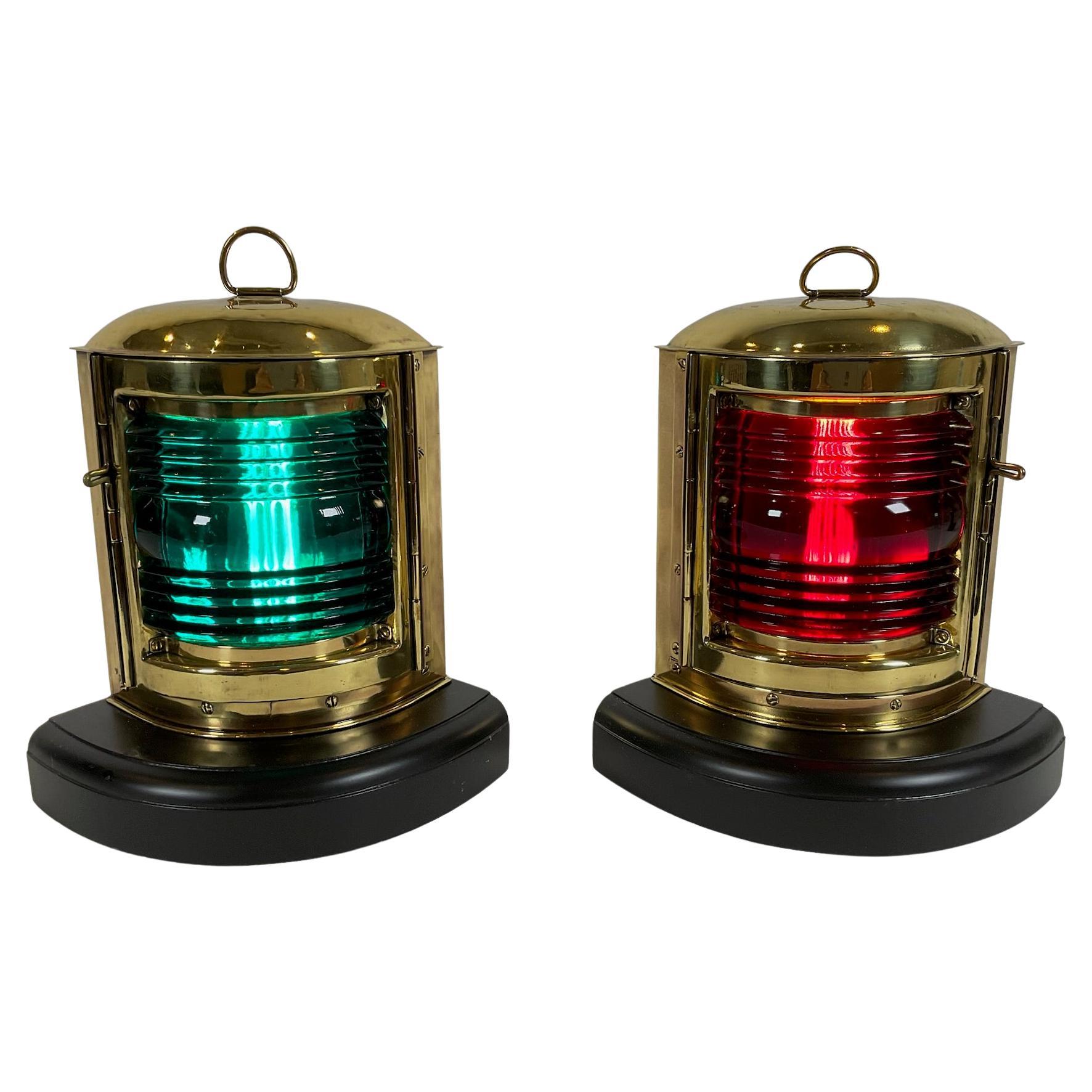 Boat Lanterns by Perko of New York For Sale