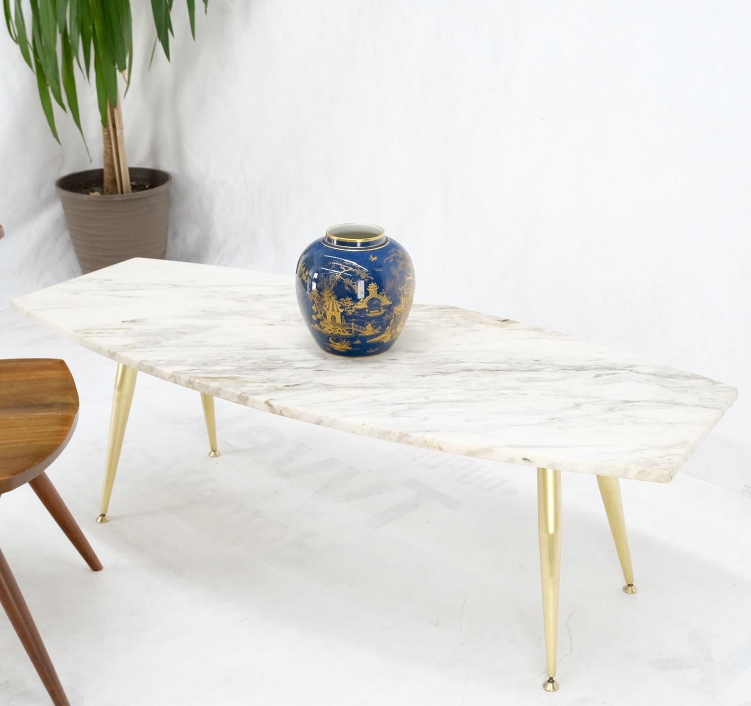 Lucite & Messing Basis Glasplatte Konsole Sofa Tisch Mitte Jahrhundert modern mint.