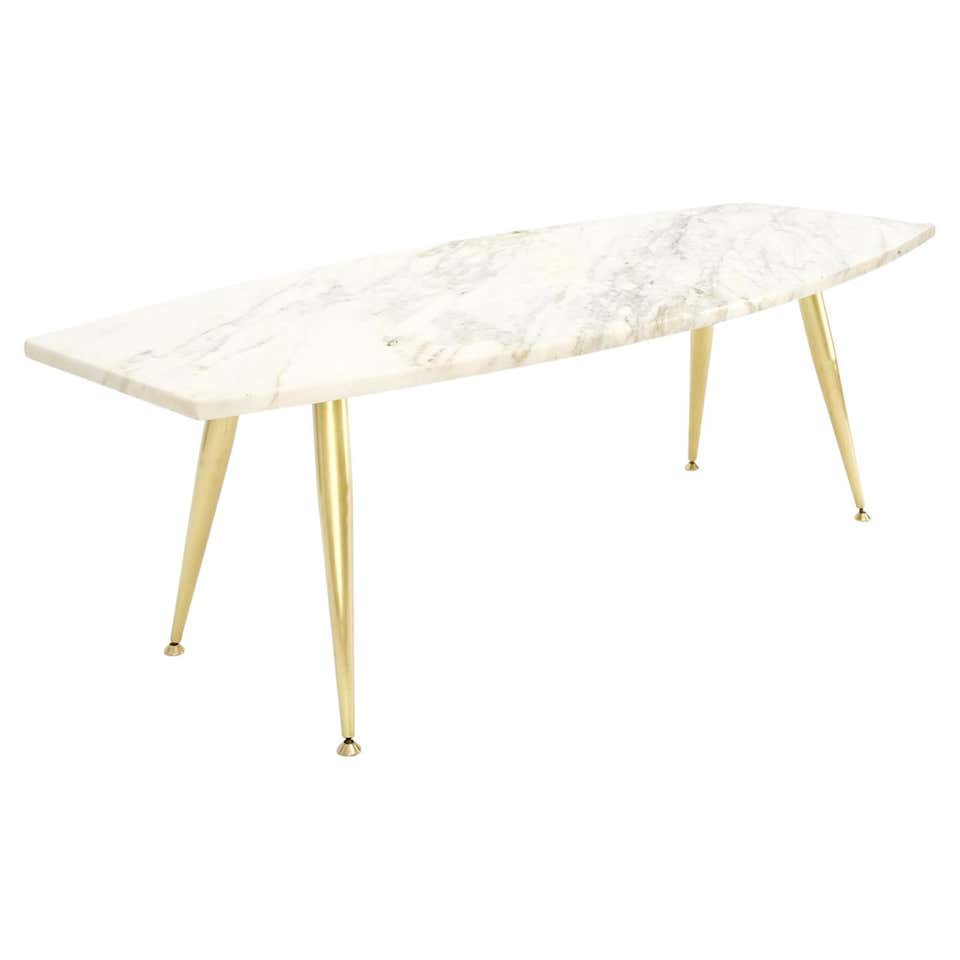 Organic Ameba Shape Molded Plywood Multi Layer Mesa Coffee Table at ...