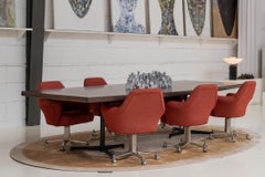 Boat-shaped "T58" Conference- or Dining Table by Osvaldo Borsani for Tecno