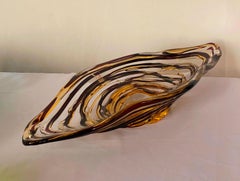 Boat Shaped Vide Poche by Enrico Cammozzo for Artigianato Muranese, Italy 1990