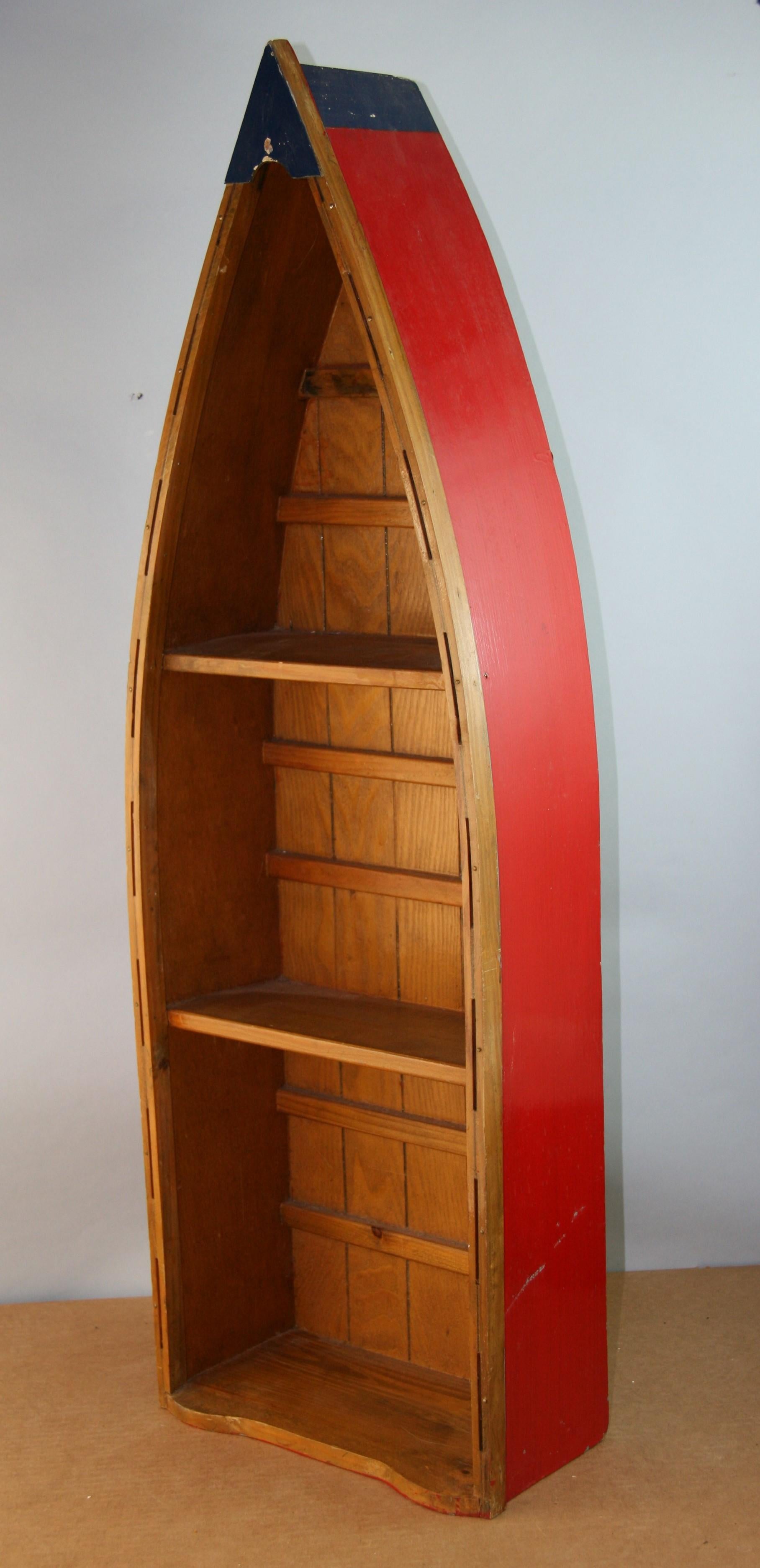 boat shaped shelves