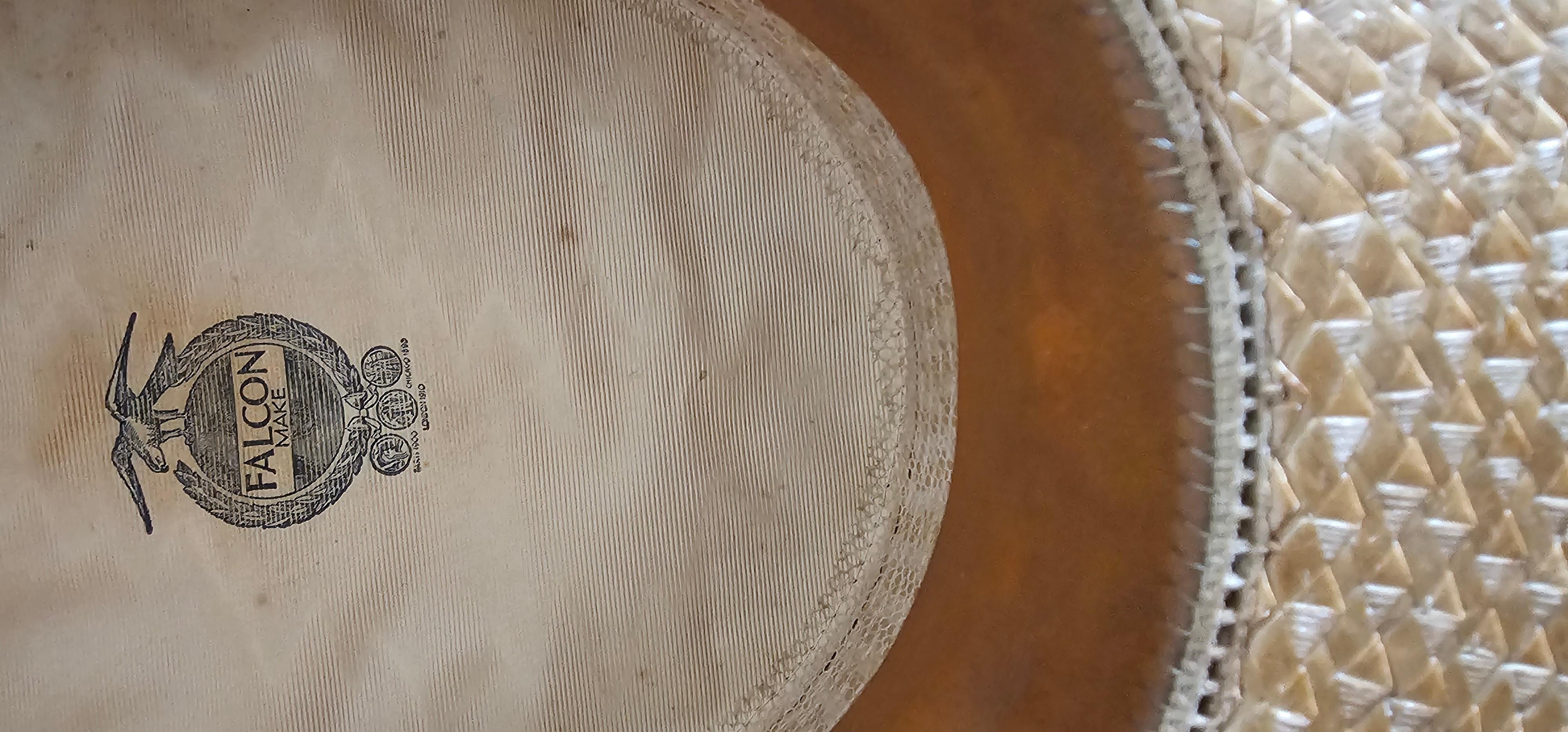 Paille Chapeau canotier en vente