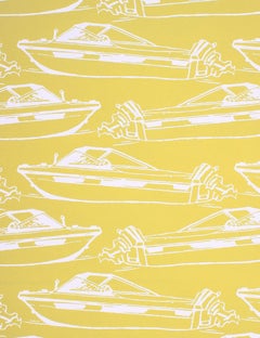 Boating Wallpaper Yellow and White, Raincoat