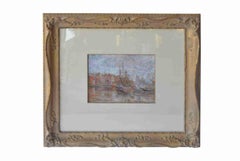 Boats in the Harbor by Paul-Emile Pissaro