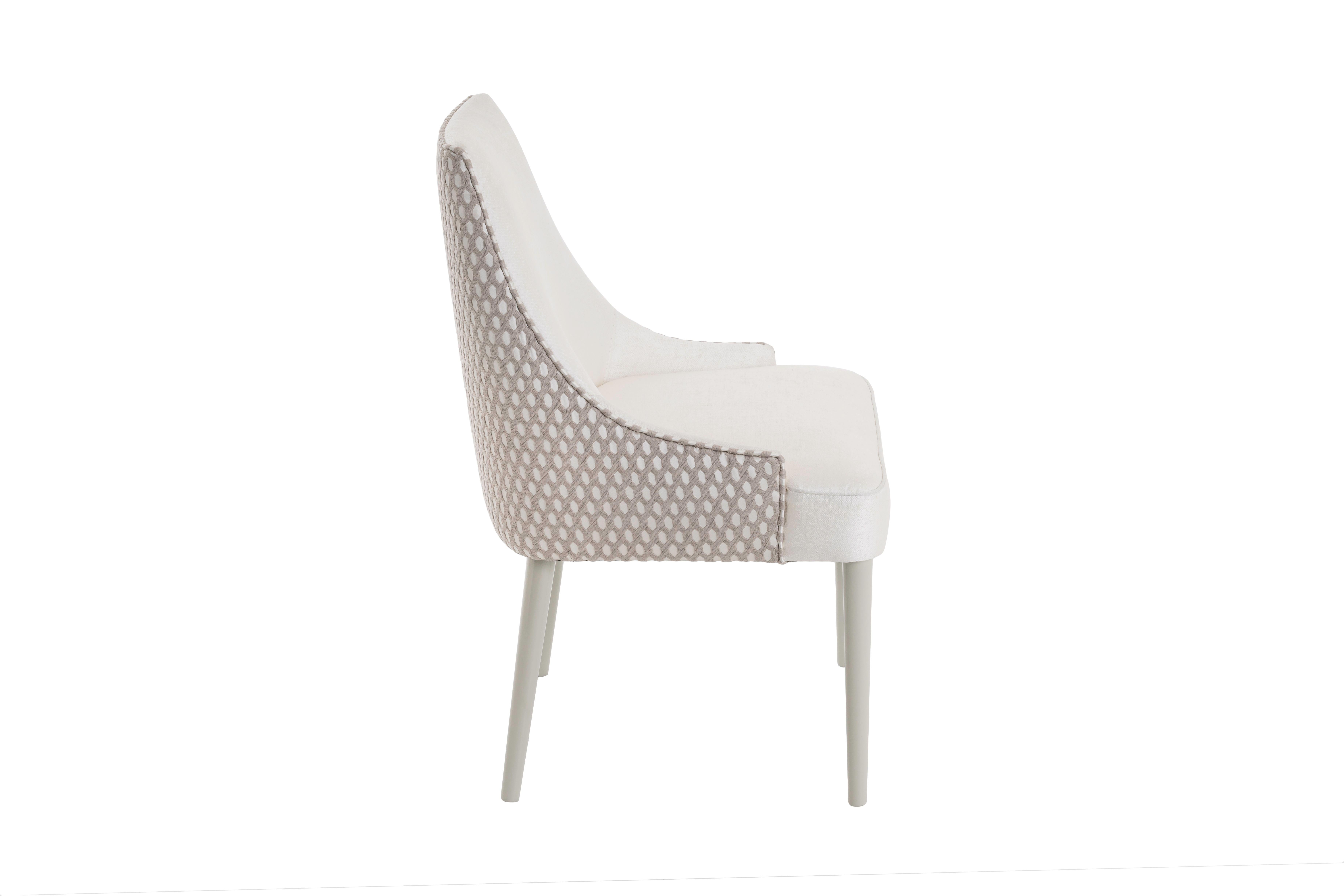 Portuguese BOAVISTA Dining Chair with two fabrics