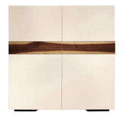 Bob 5 Ivory Bar Cabinet