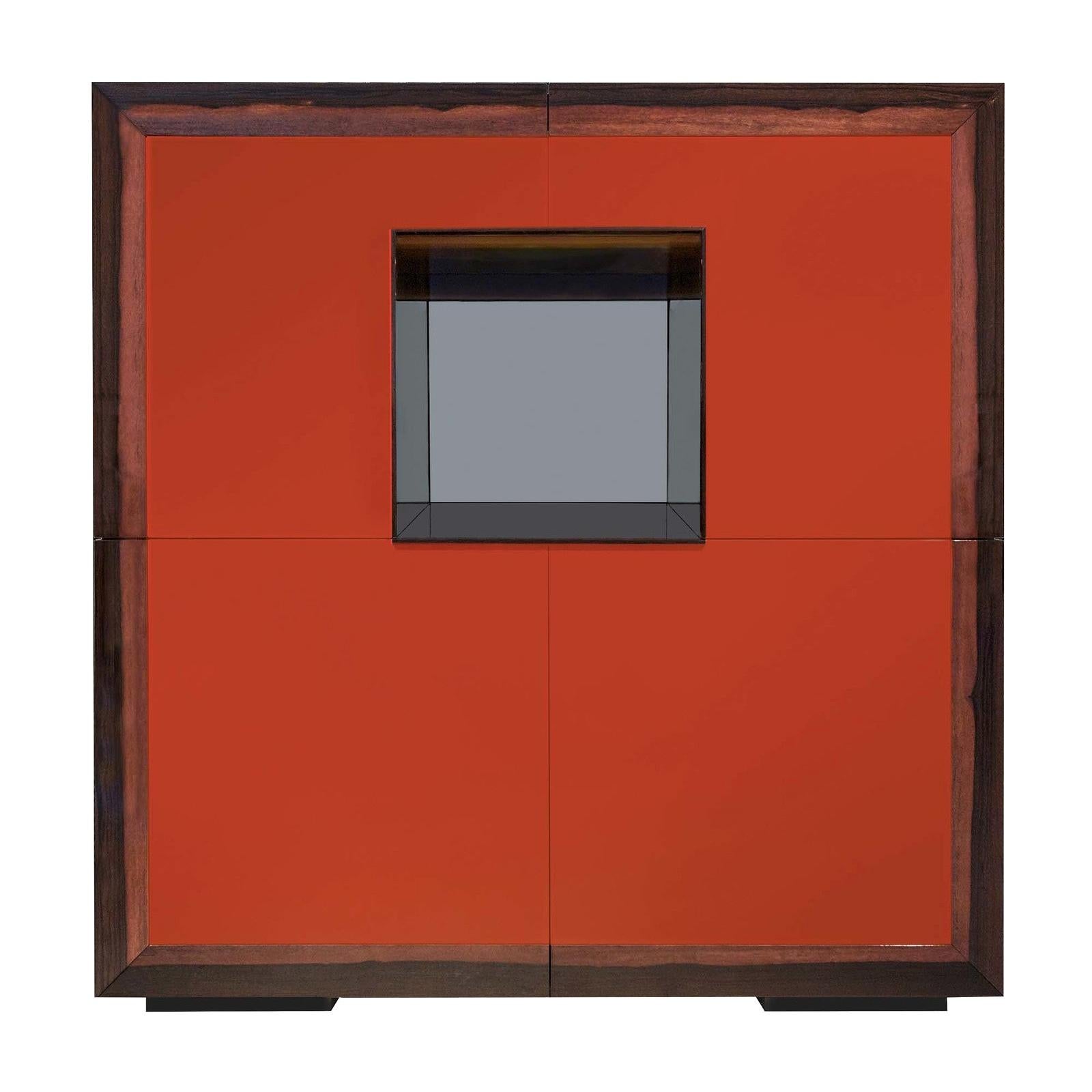 Bob 6 Red Bar Cabinet For Sale