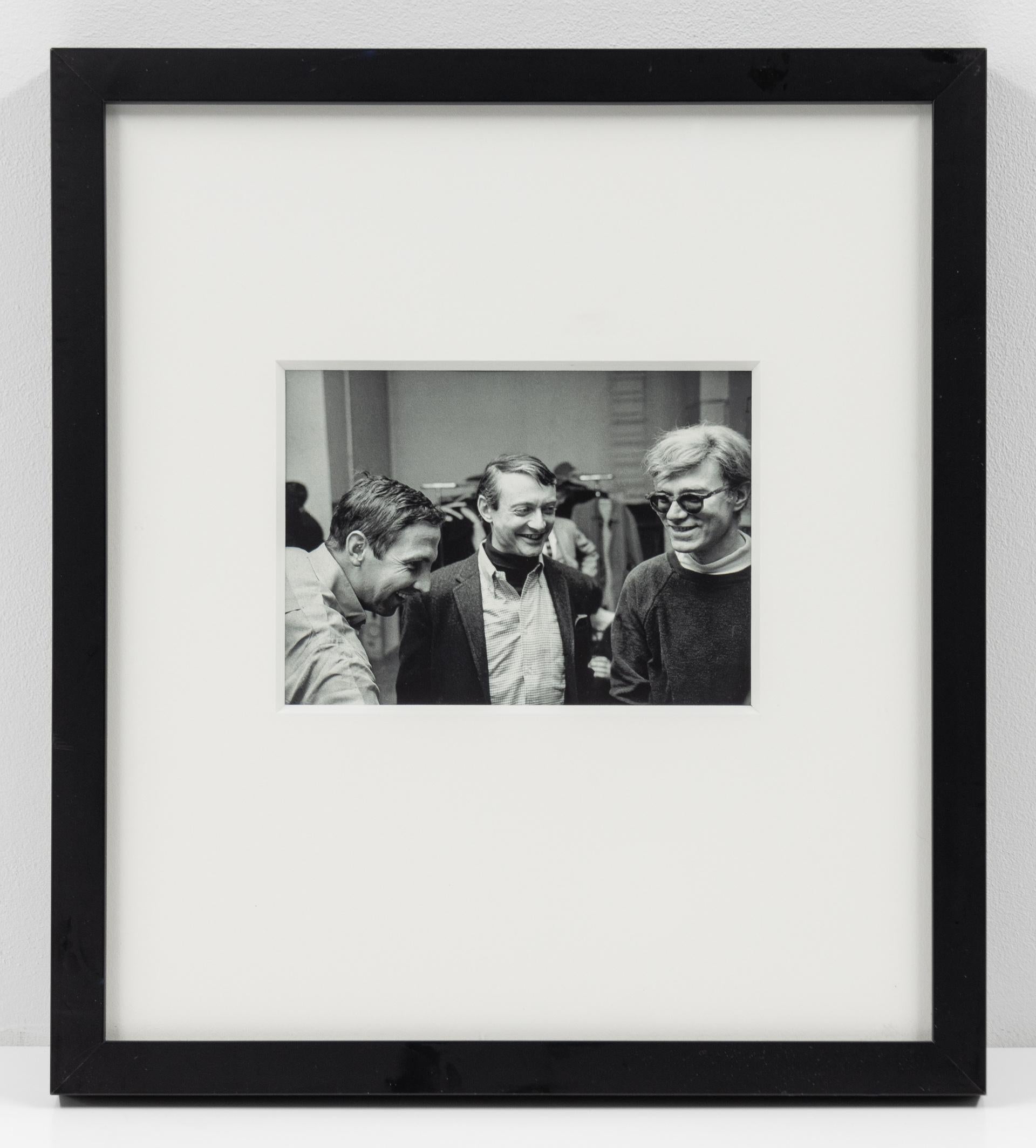 Robert Rauschenberg, Roy Lichtenstein und Andy Warhol . (Zeitgenössisch), Photograph, von Bob Adelman