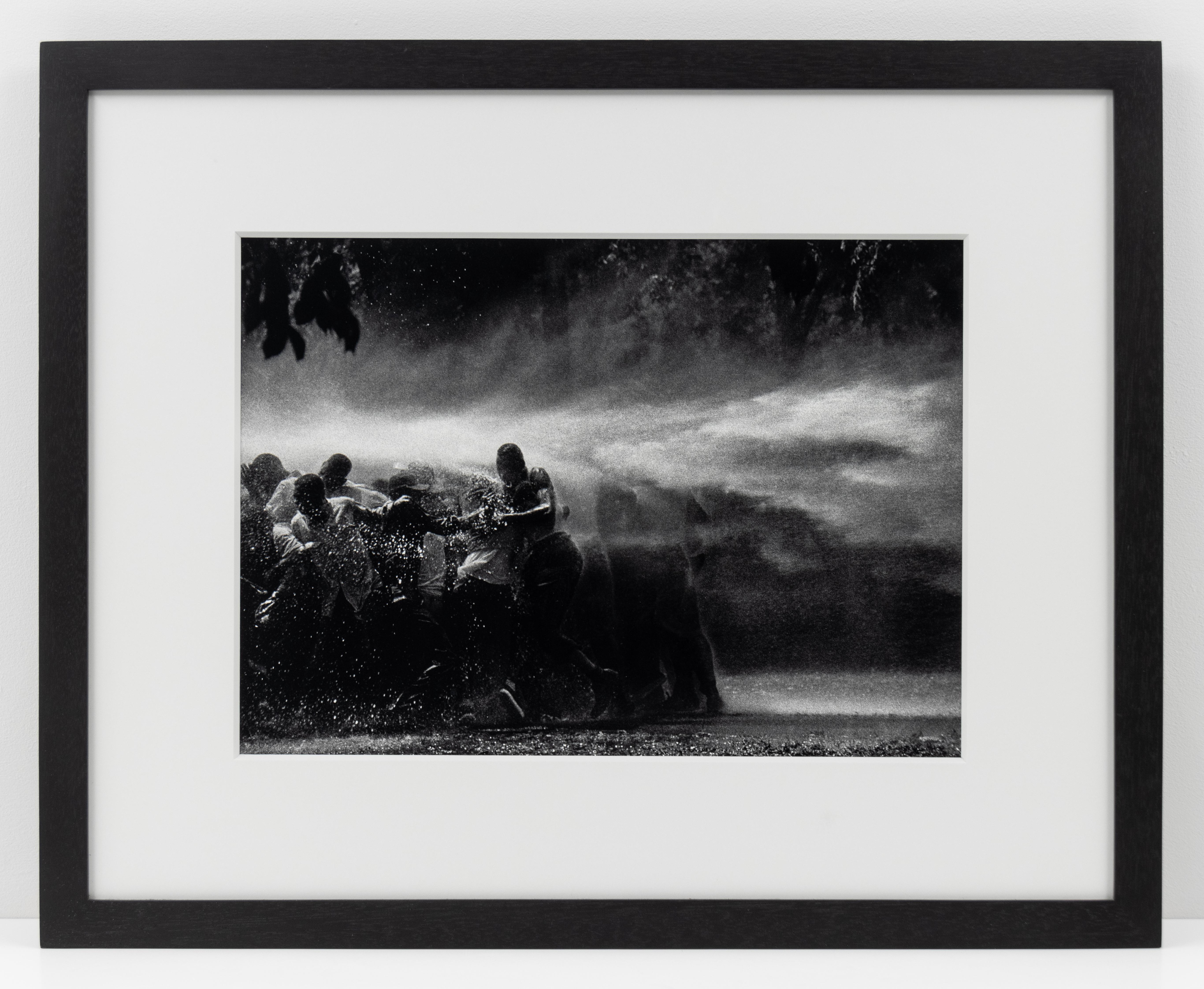 Water Hosing Demonstrators, Birmingham - Contemporary Photograph by Bob Adelman