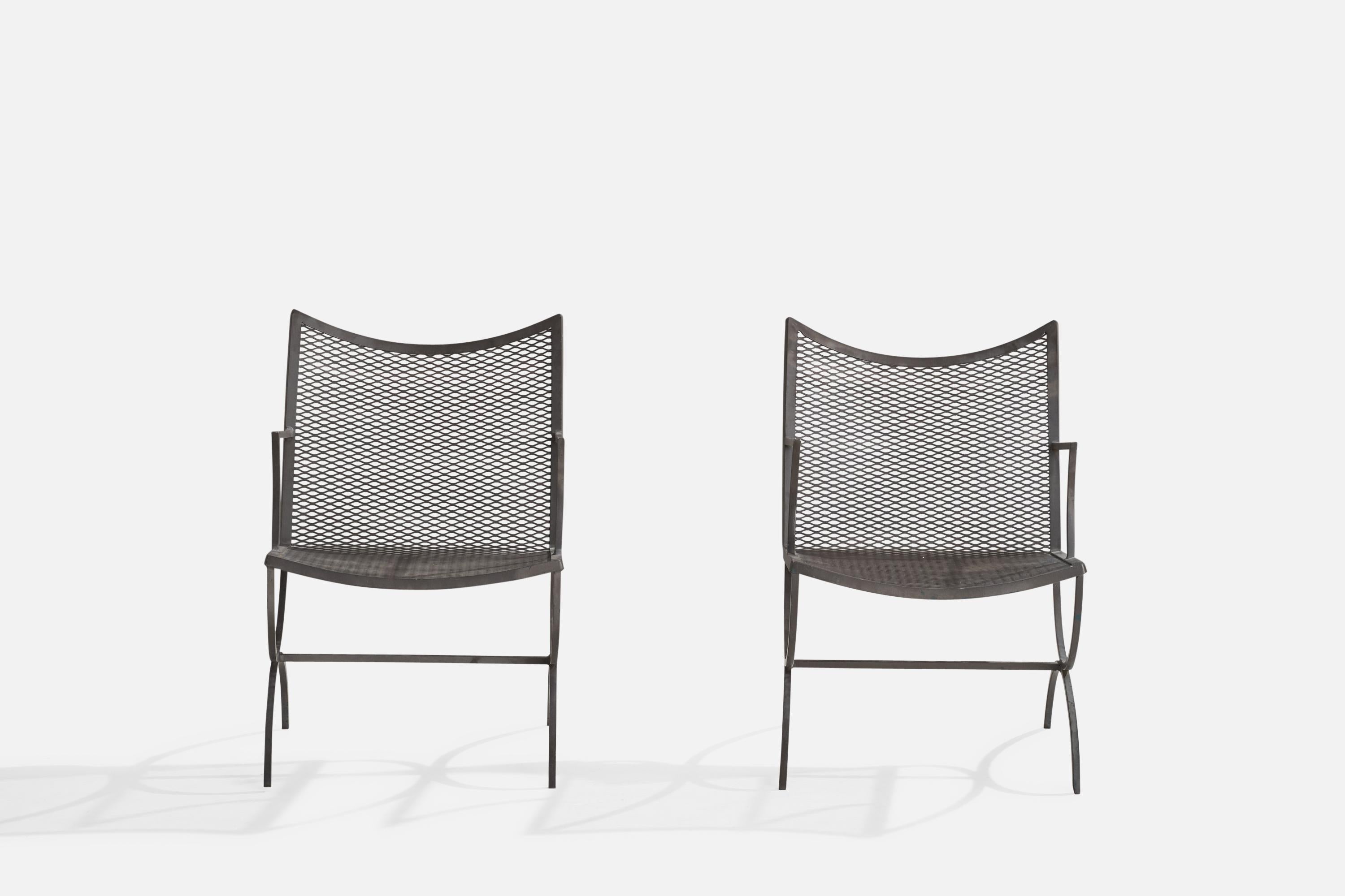 Bob Anderson, Sillones, Hierro, EEUU, Años 60 Escandinavo moderno en venta