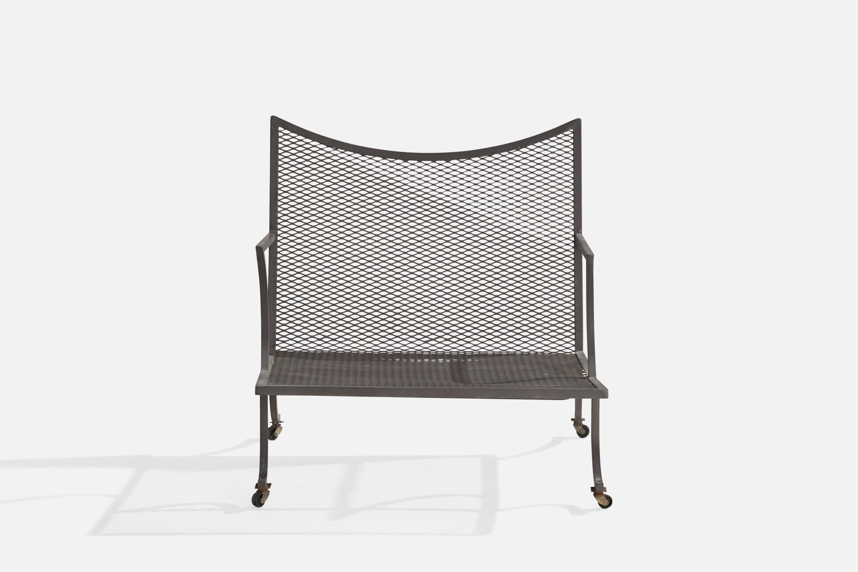 Bob Anderson, Silla de salón, Hierro, EE.UU., Años 60 en venta 2