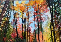 La gioia dell'autunno, Pittura, Acrilico su tela