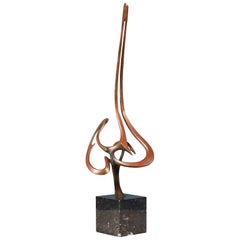 Bob Bennett Bronze Abstract Sculpture