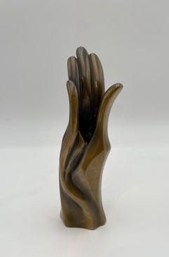 Bob Bennett Signed Bronze Hand Sculpture, USA, 1970's
