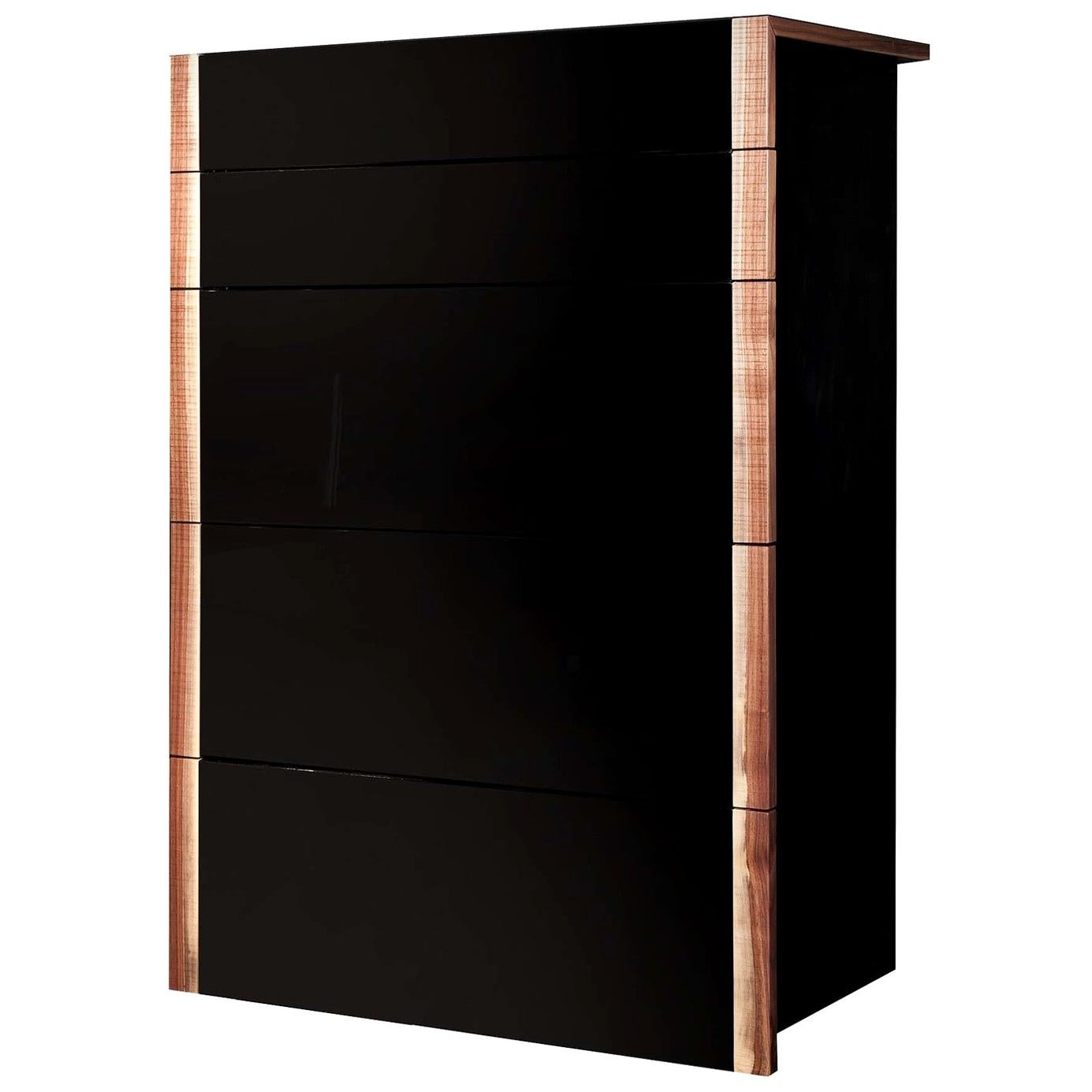 Bob Black Chest of Drawers For Sale