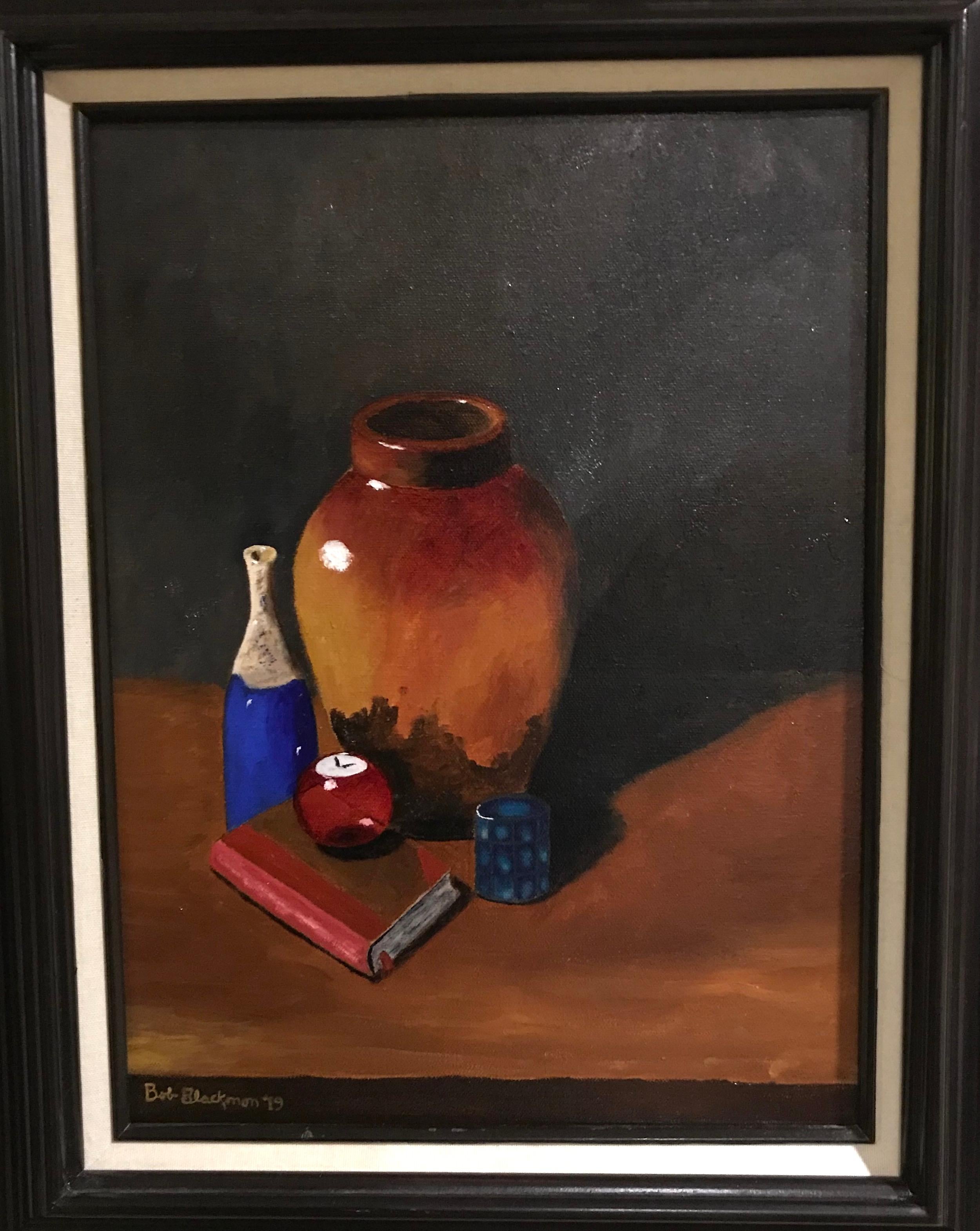 Oil on Canvas -- DeSantis Vase - Art by Bob Blackmon