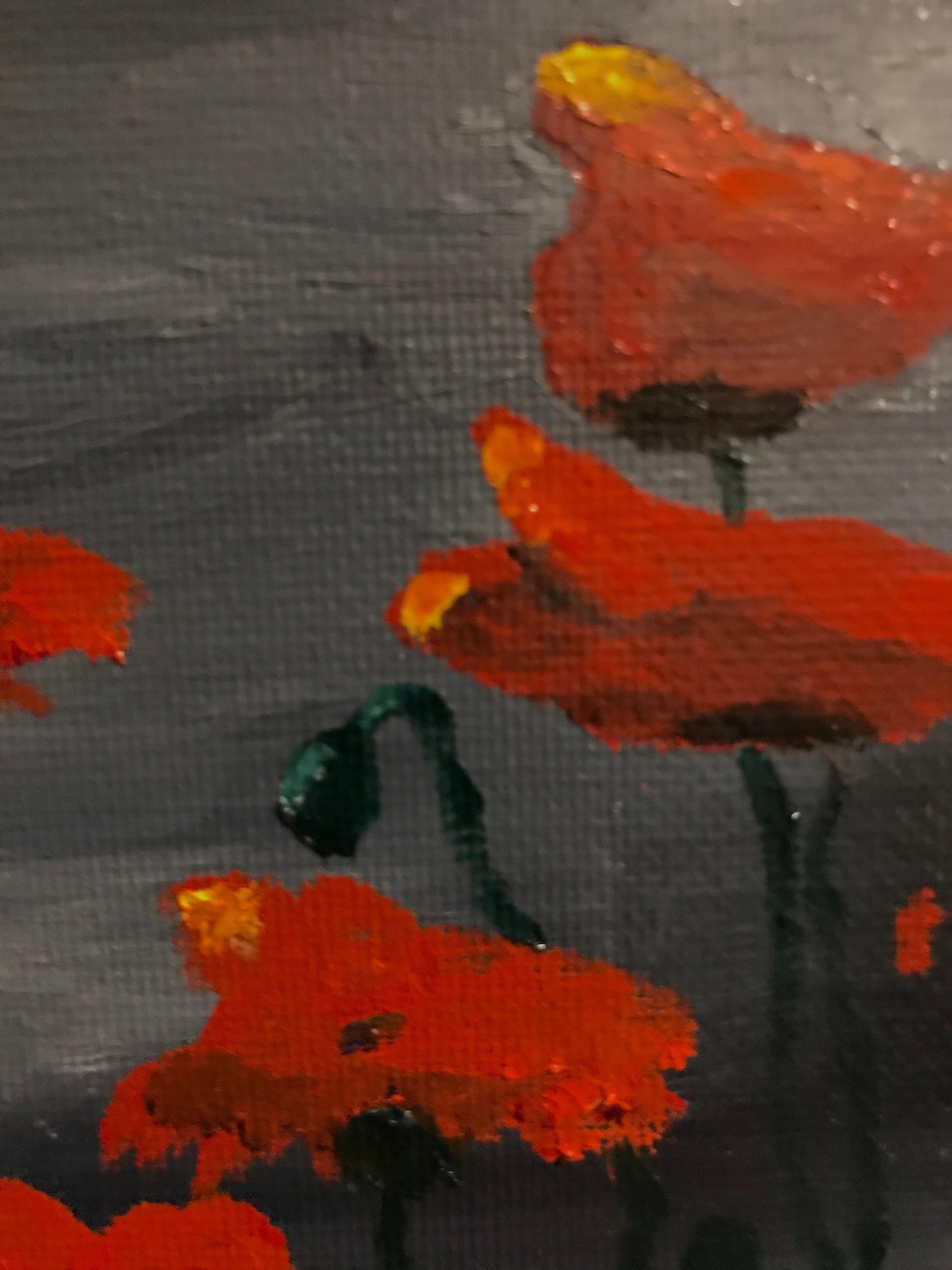 Peinture à l'huile sur toile - Glimmer of Hope - Painting de Bob Blackmon
