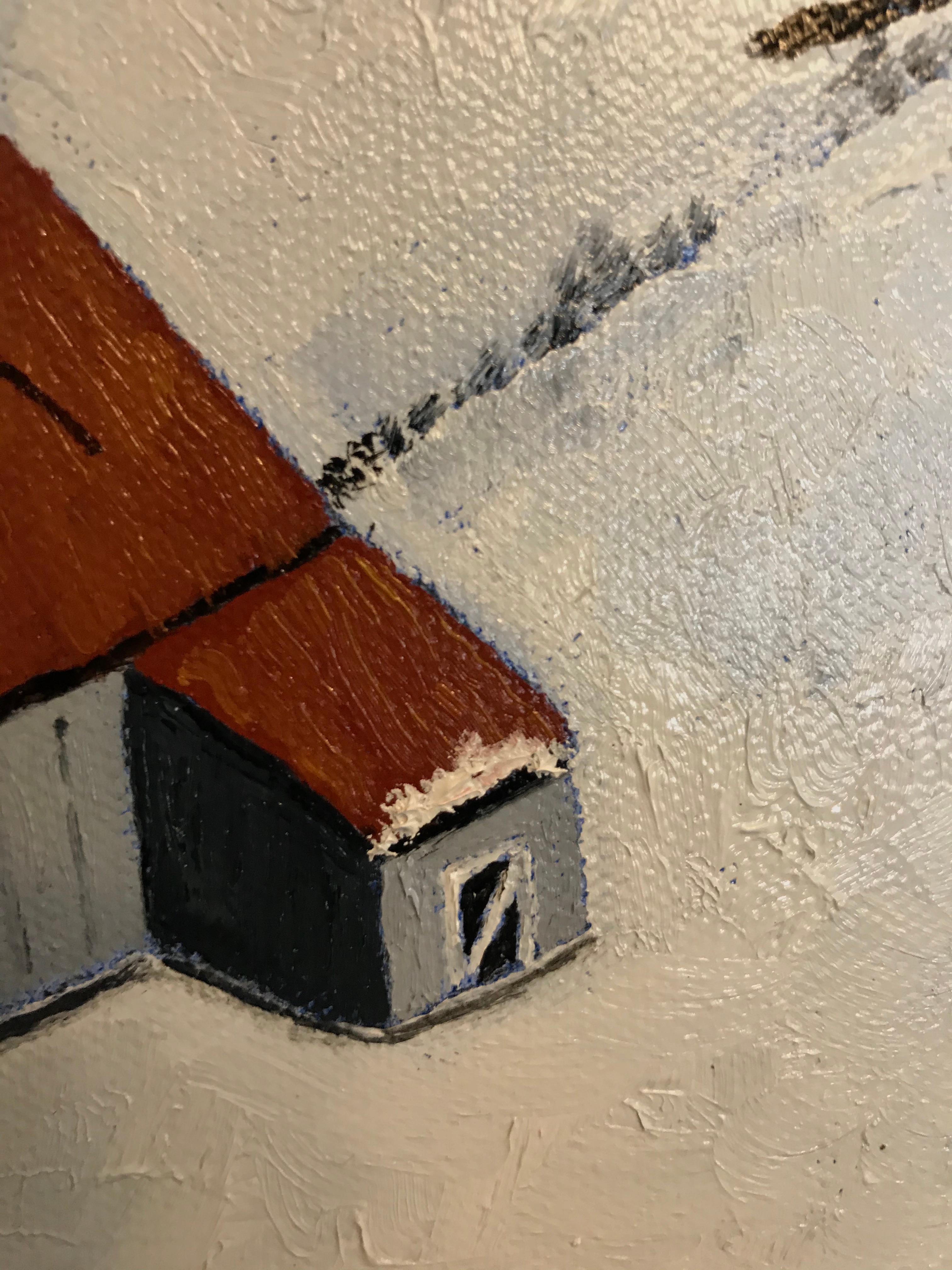 Oil on Canvas -- Sugar House - Painting by Bob Blackmon