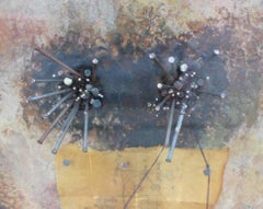 Mixed Media Abstract Shadow Box