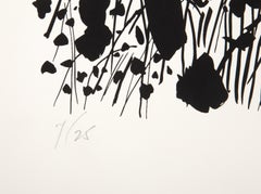 Cattails from Nantucket Seriers, Minimalist Screenprint by Bob Cato