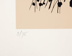 Cattails from the Nantucket Series (Tan), Modern Screenprint by Bob Cato