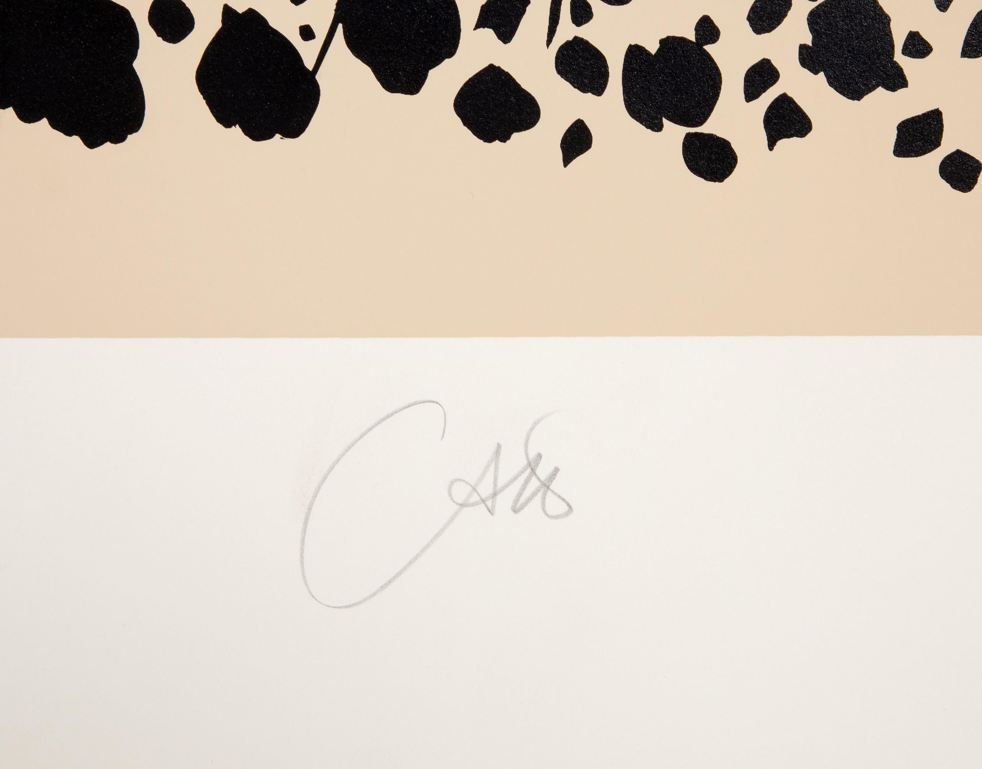 Cattails aus der Nantucket Series (Tan), moderner Siebdruck von Bob Cato (Moderne), Print, von Bob Cato 