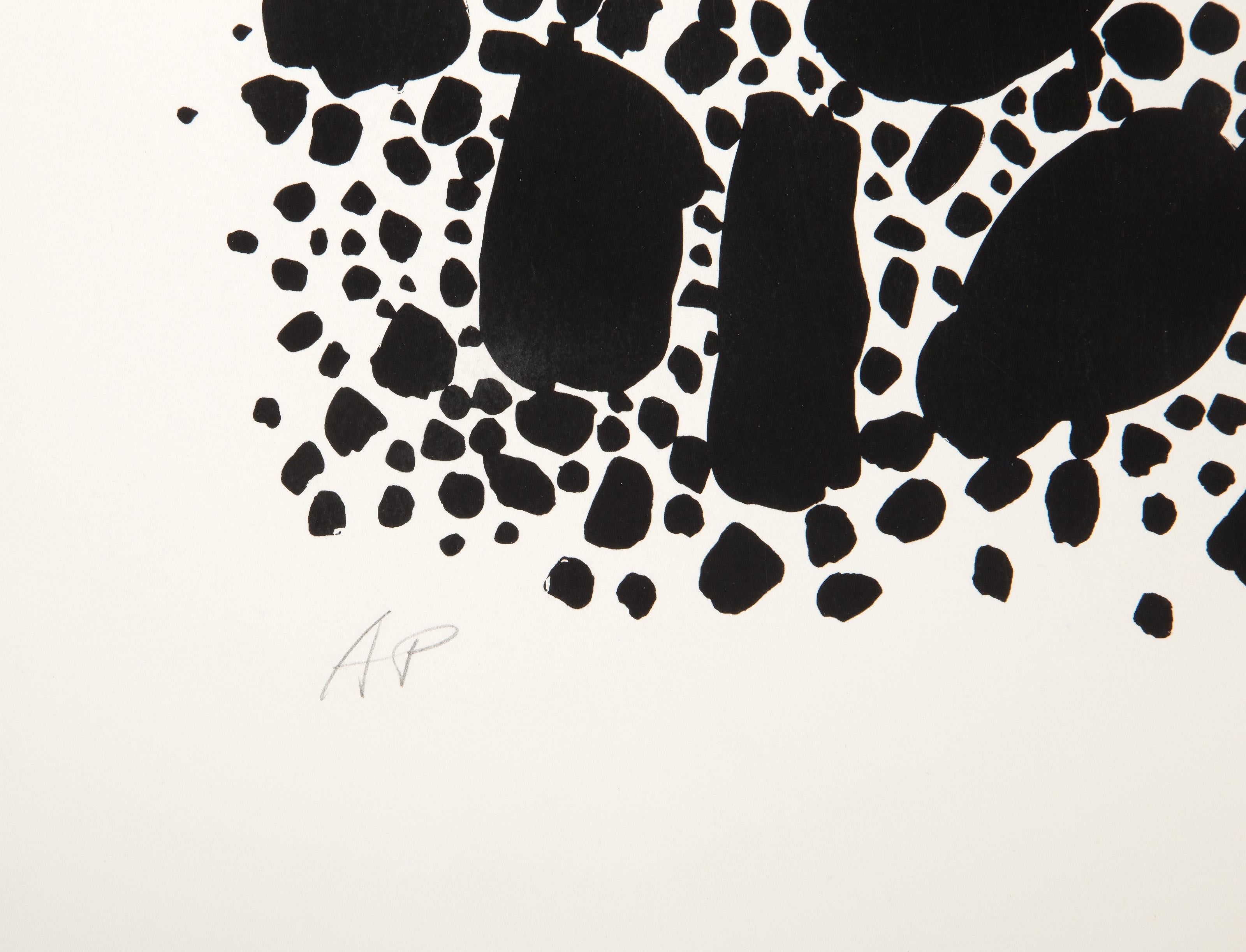 Tierra pantanosa de la serie Nantucket, serigrafía minimalista de Bob Cato - Print de Bob Cato 