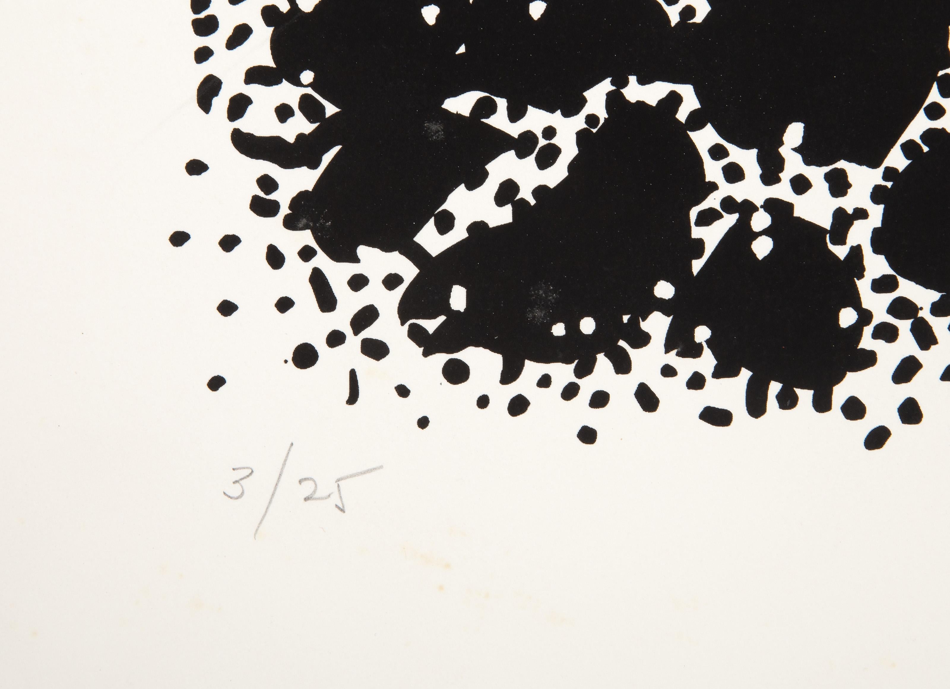 Tree from Nantucket Series, Minimalist Screenprint by Bob Cato - Print by Bob Cato 