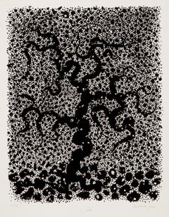 Árbol de la serie Nantucket, serigrafía minimalista de Bob Cato