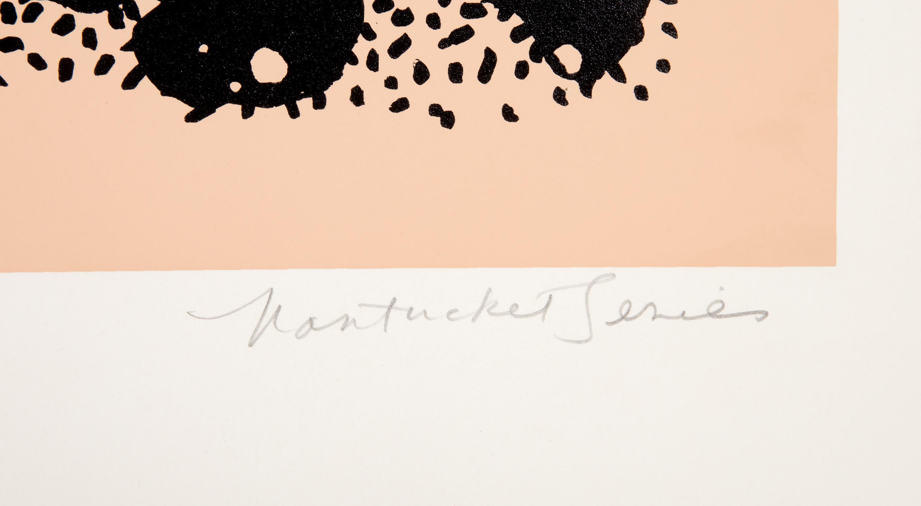  Bob Cato, American (1923 - 1999) -  Tree from Nantucket Series (Tan), Year: circa 1970, Medium: Screenprint on Somerset, signed and numbered in pencil, Edition: 9/25, Image Size: 22.5 x 18 inches, Size: 29.75 x 22.5 in. (75.57 x 57.15 cm)