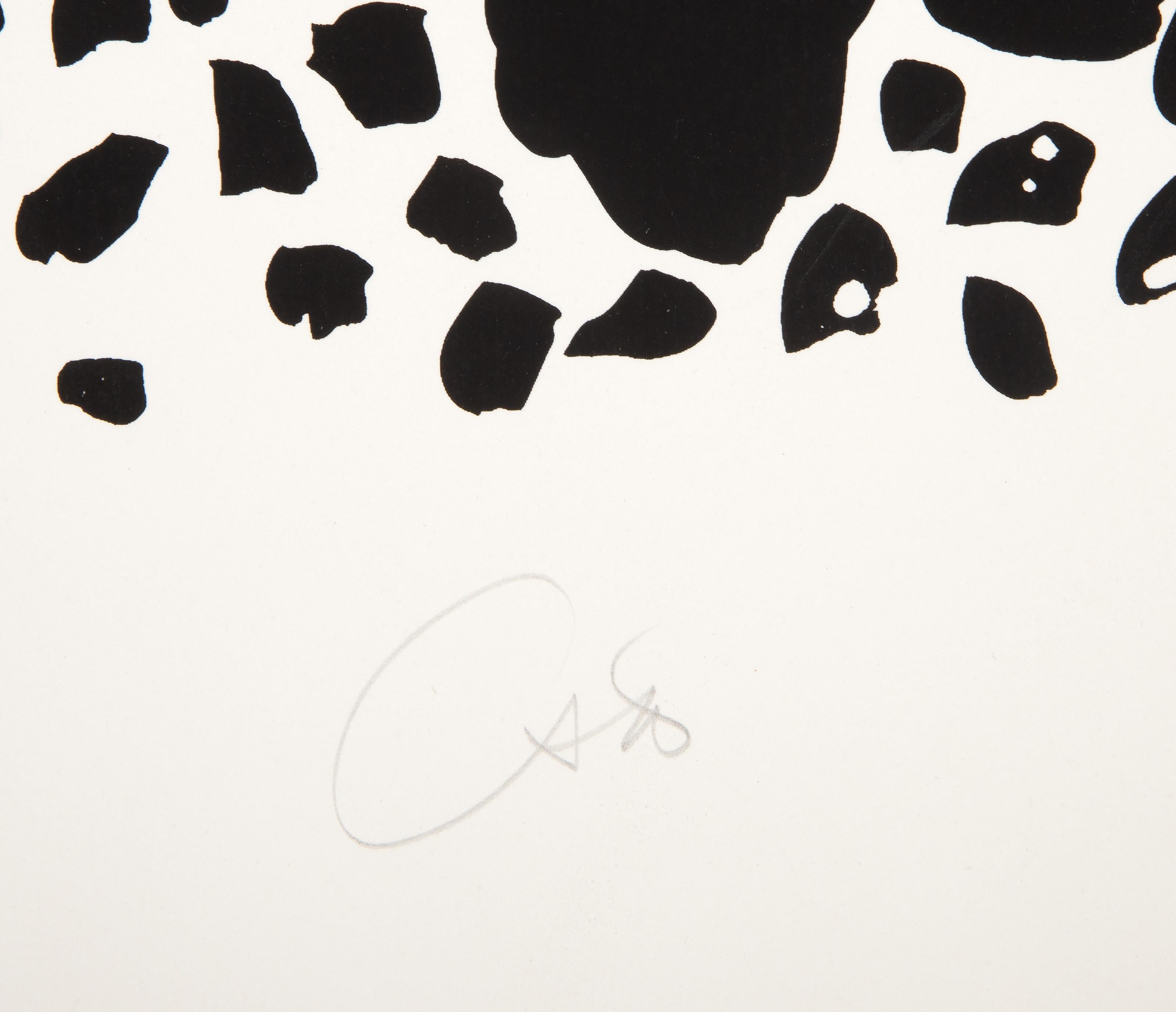 Pez blanco de la serie Nantucket, serigrafía minimalista de Bob Cato - Print Minimalista de Bob Cato 