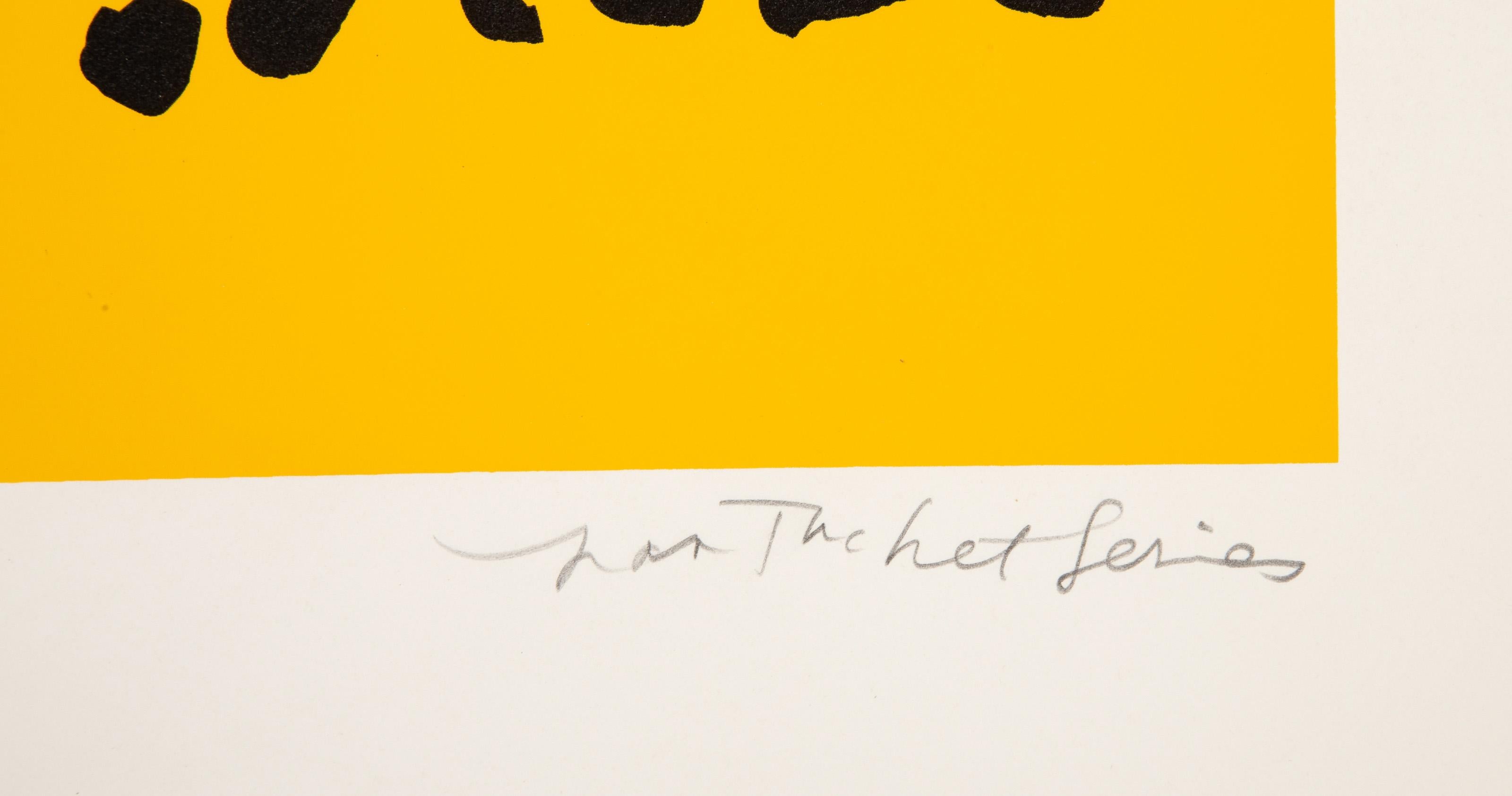 White Fish From the Nantucket Series (Yellow), Modern Screenprint by Bob Cato For Sale 1