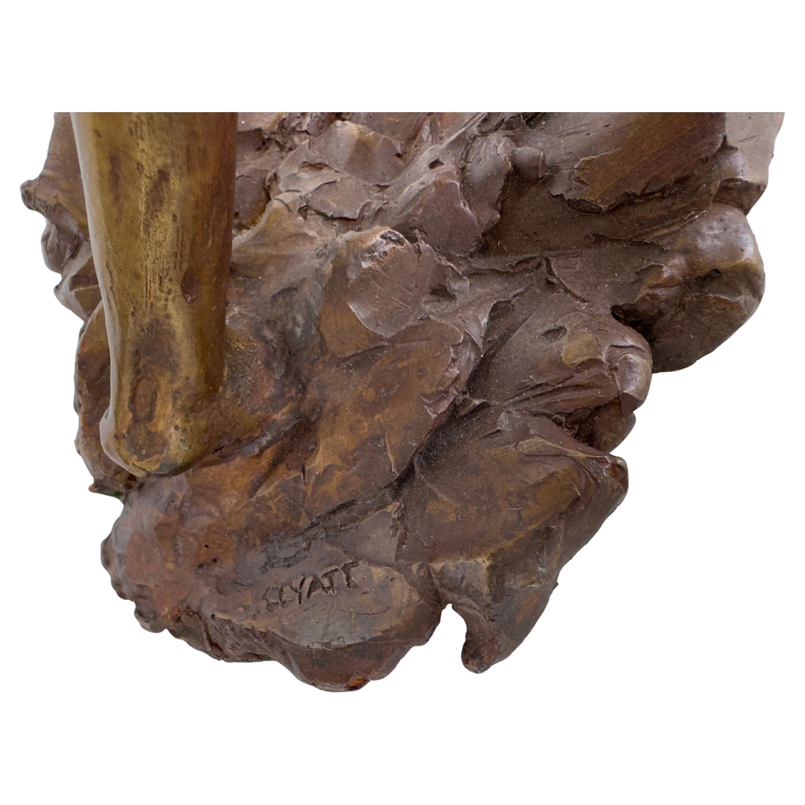 Sculpture en bronze d'un nu sauteur en vente 8
