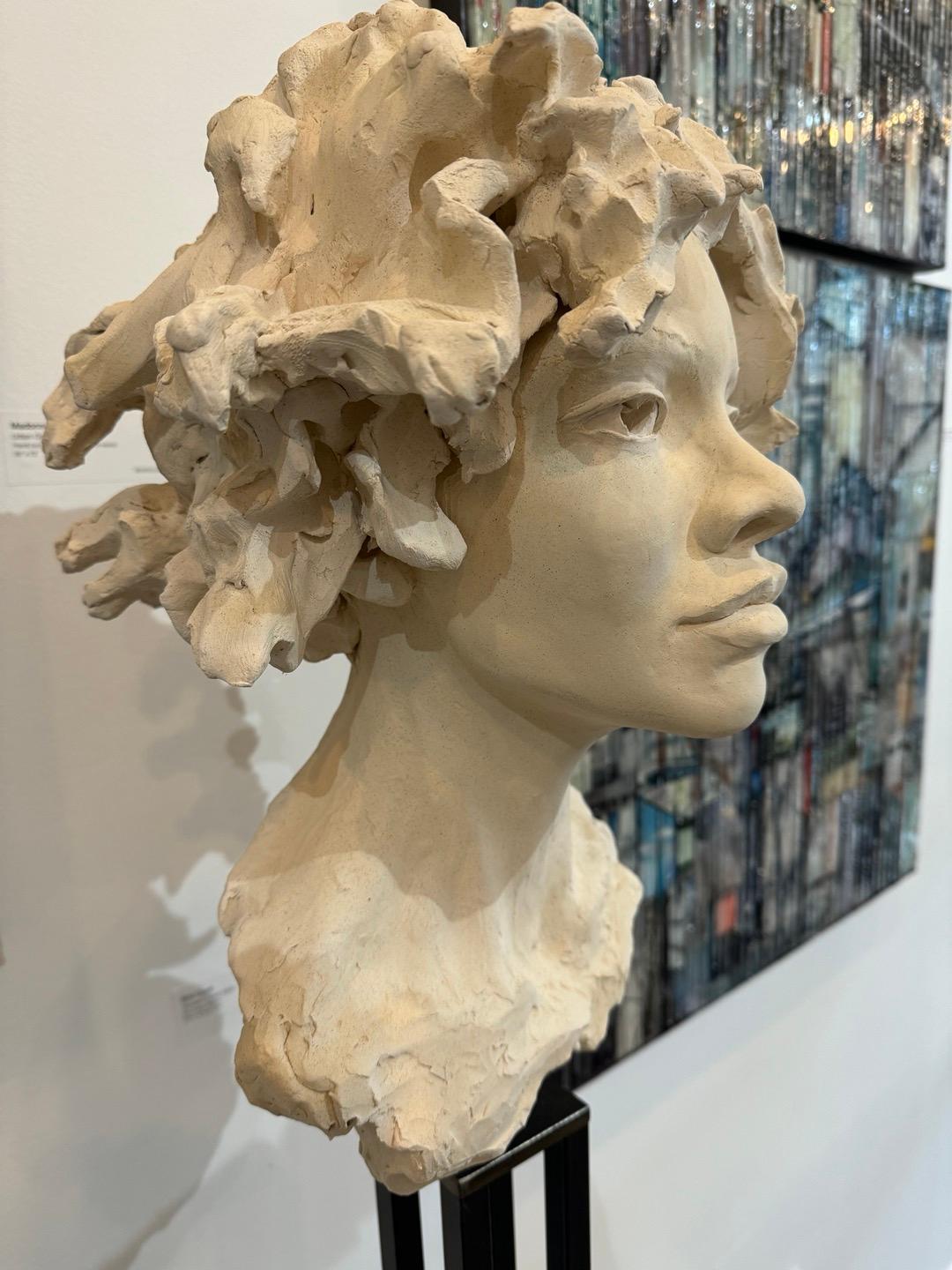 Woman's Head, 2020 - Contemporary Sculpture by Bob Clyatt